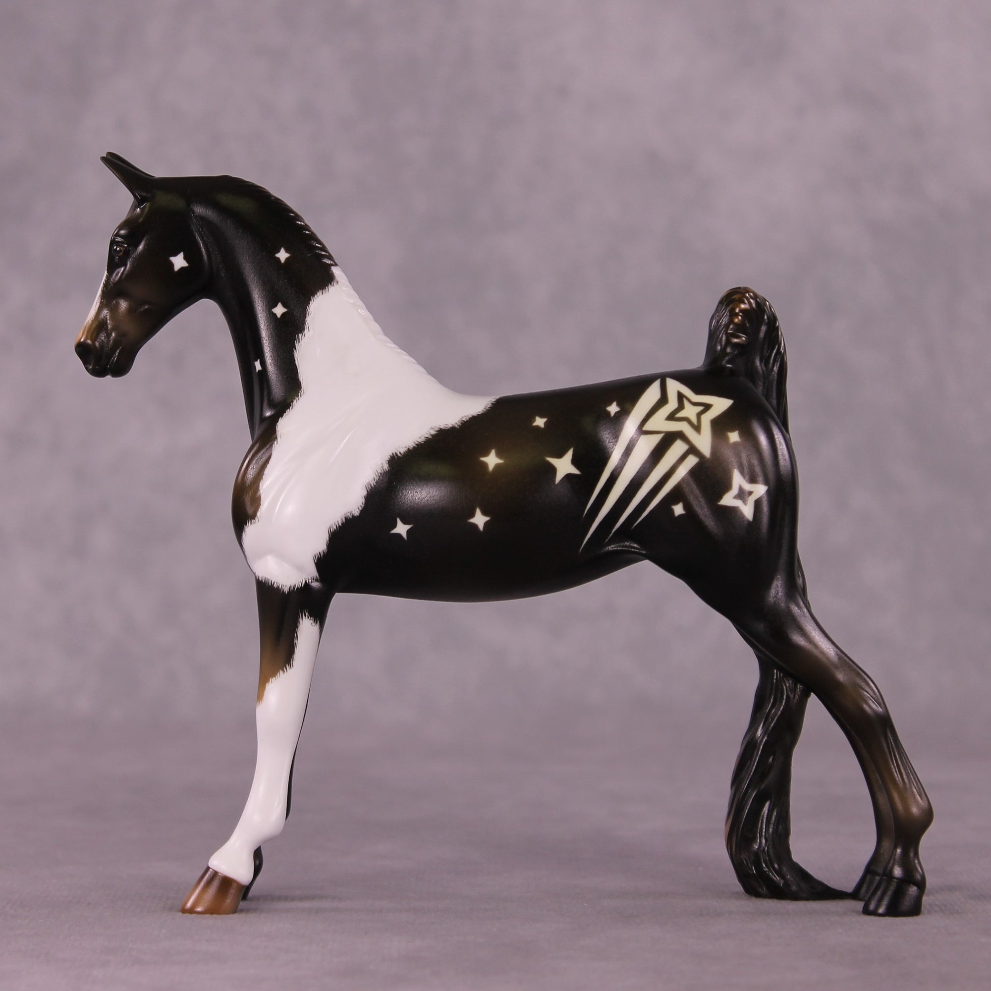 Shooting Star OOAK Pebble Saddlebred by Kike Duarte EQ25