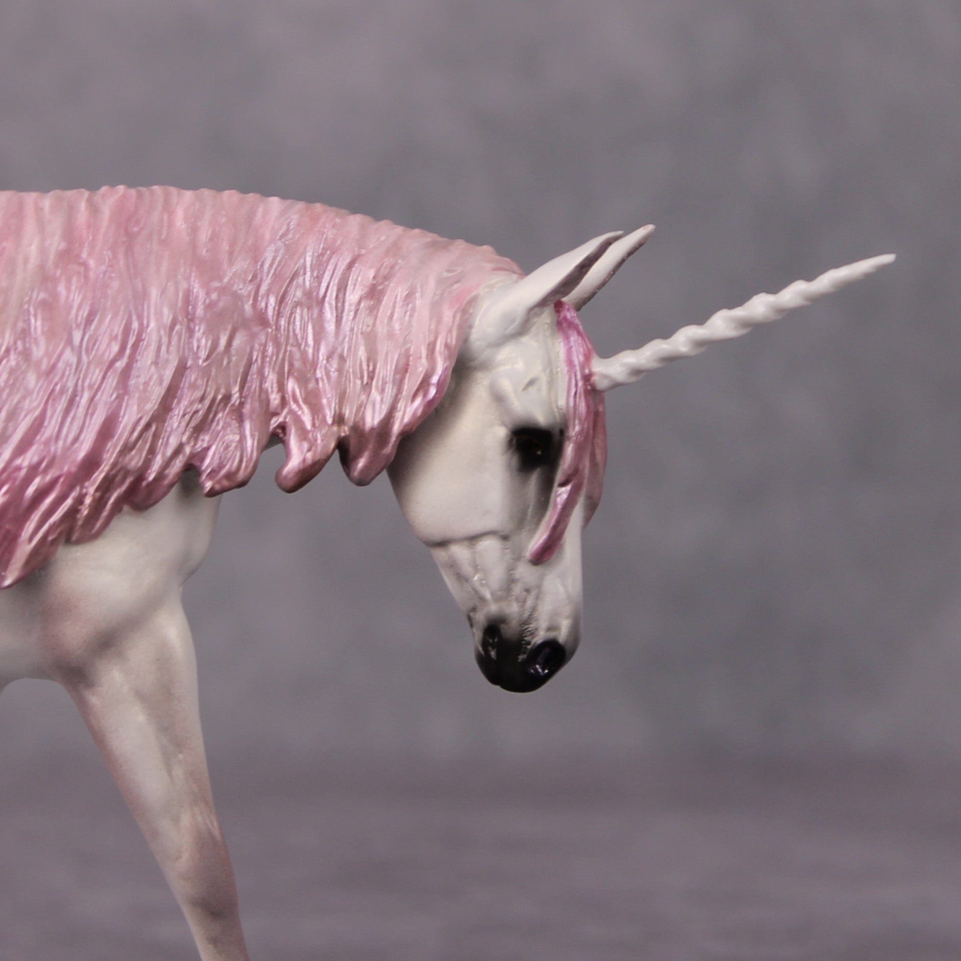 "Mulinda" OOAK Pearly White Pink EFCM Pebble Mule By Tiffany Purdy Best Offer