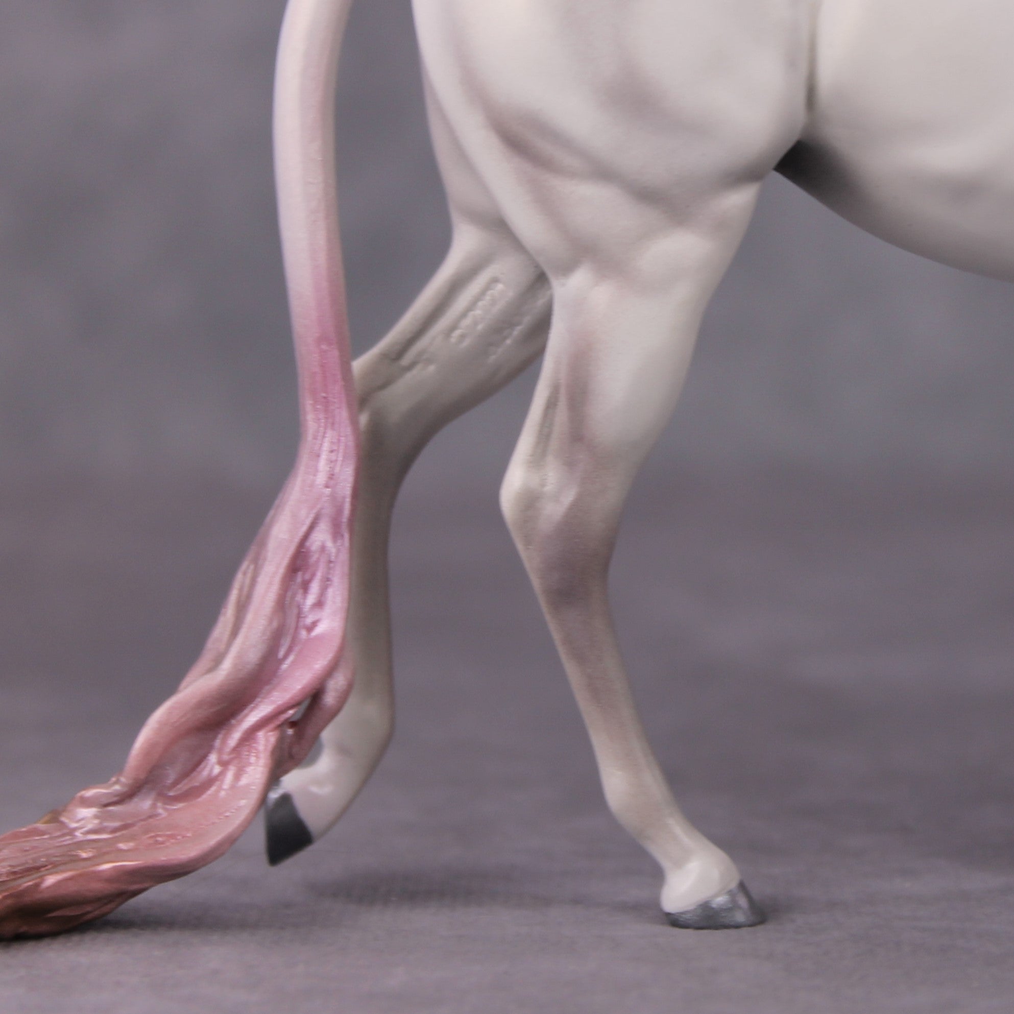 "Mulinda" OOAK Pearly White Pink EFCM Pebble Mule By Tiffany Purdy Best Offer