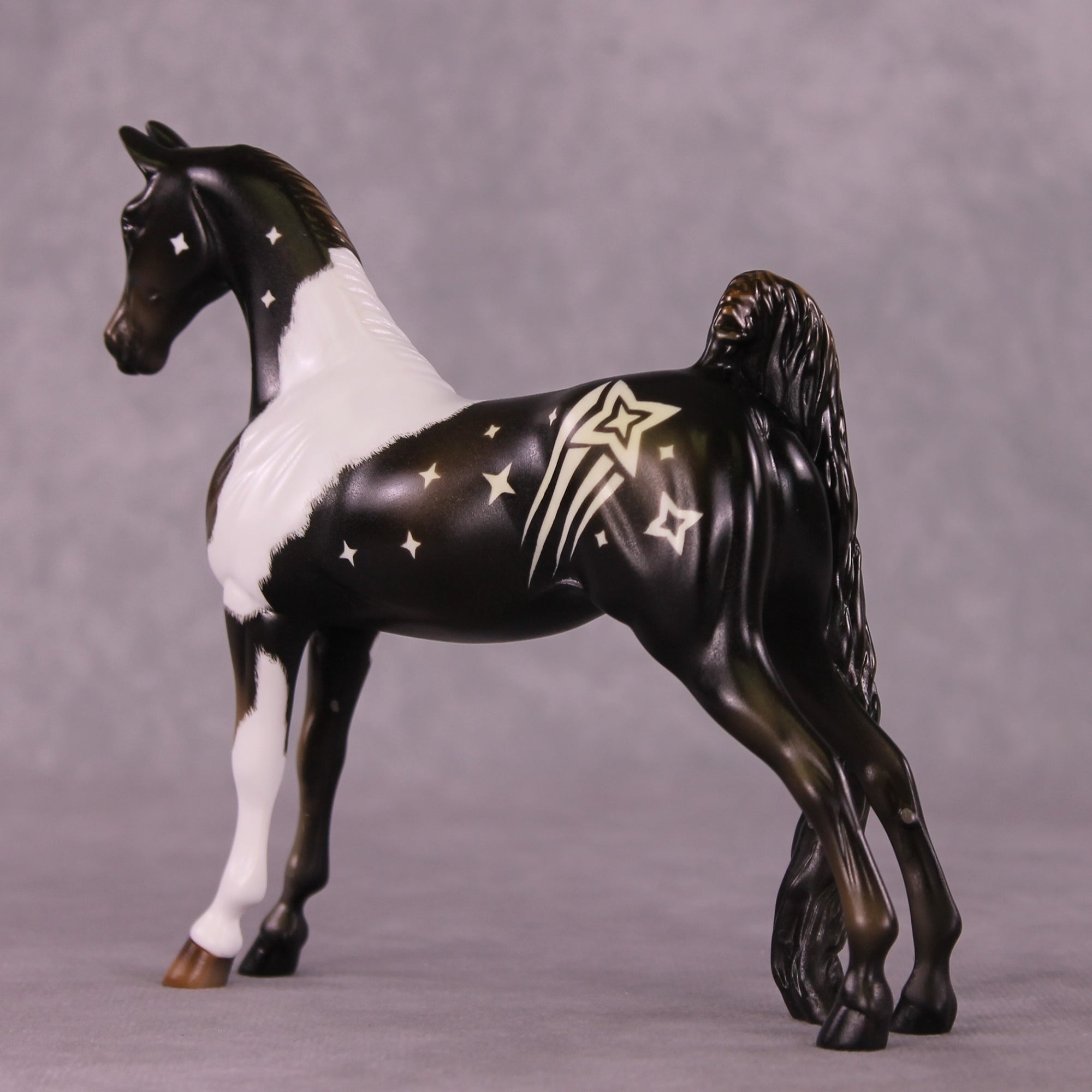 Shooting Star OOAK Pebble Saddlebred by Kike Duarte EQ25