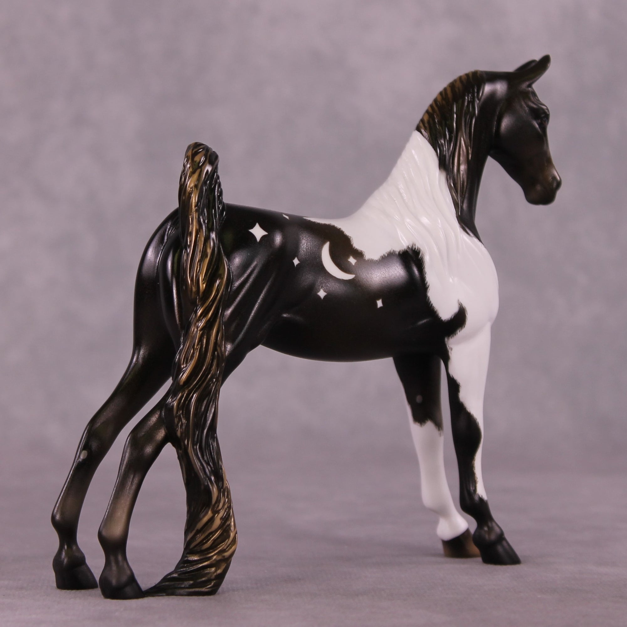 Shooting Star OOAK Pebble Saddlebred by Kike Duarte EQ25