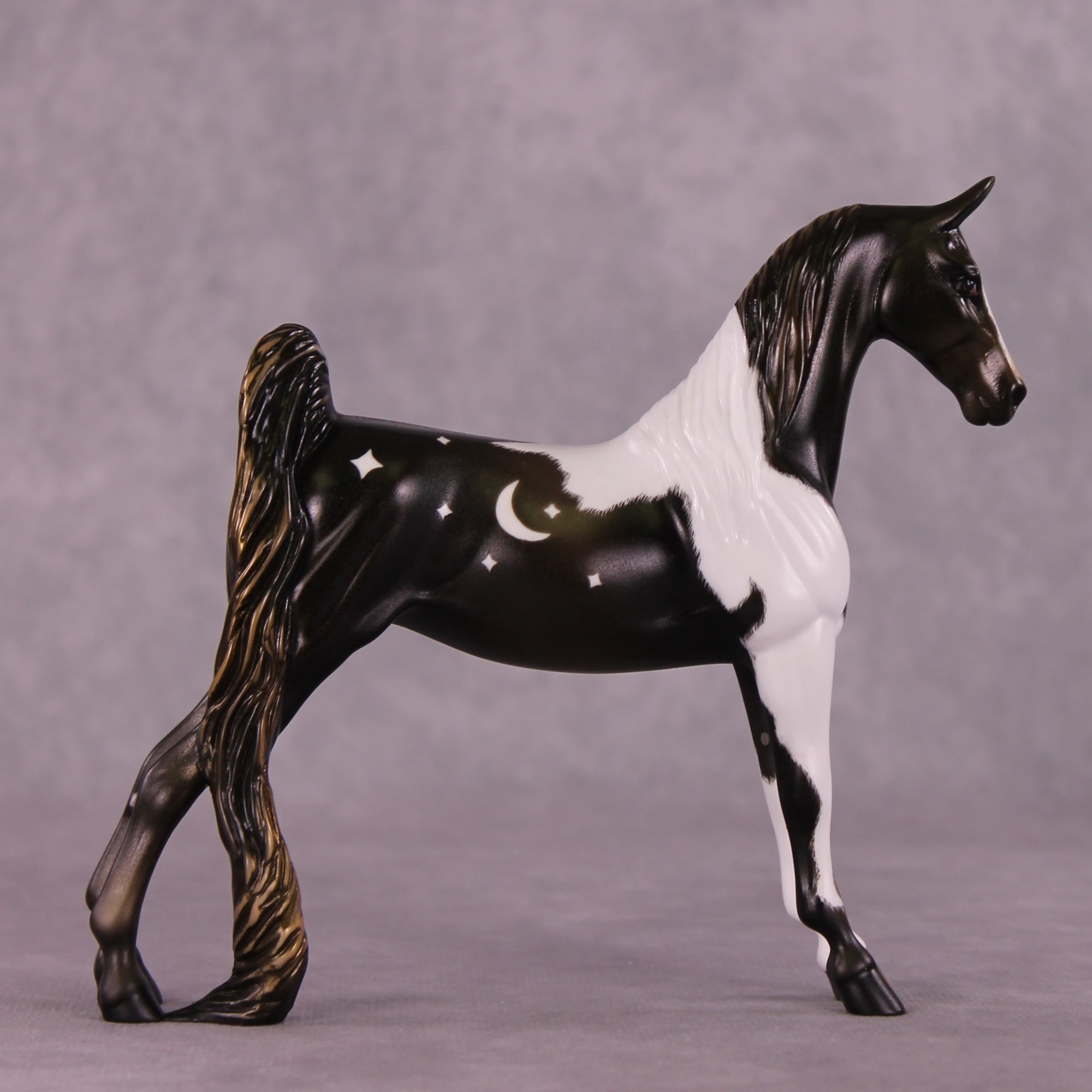 Shooting Star OOAK Pebble Saddlebred by Kike Duarte EQ25
