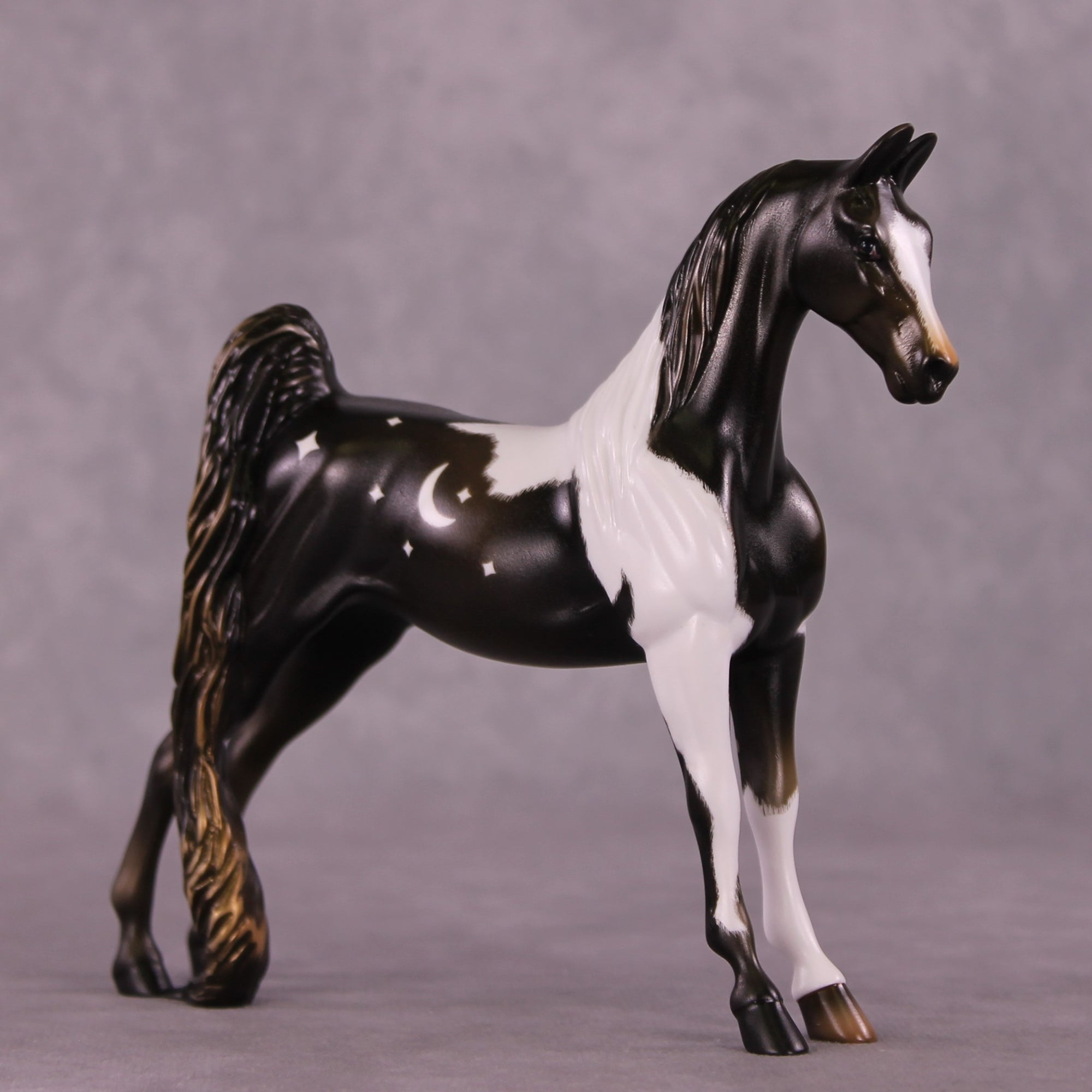 Shooting Star OOAK Pebble Saddlebred by Kike Duarte EQ25