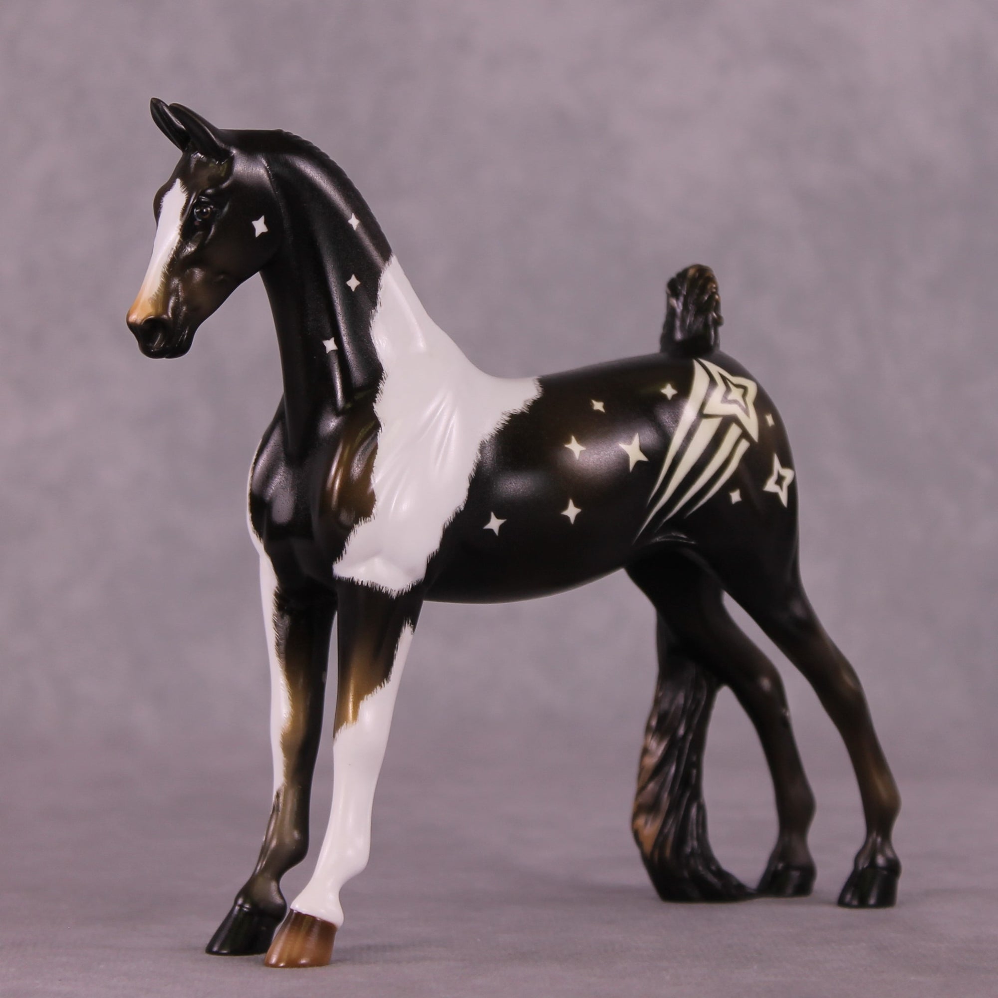 Shooting Star OOAK Pebble Saddlebred by Kike Duarte EQ25