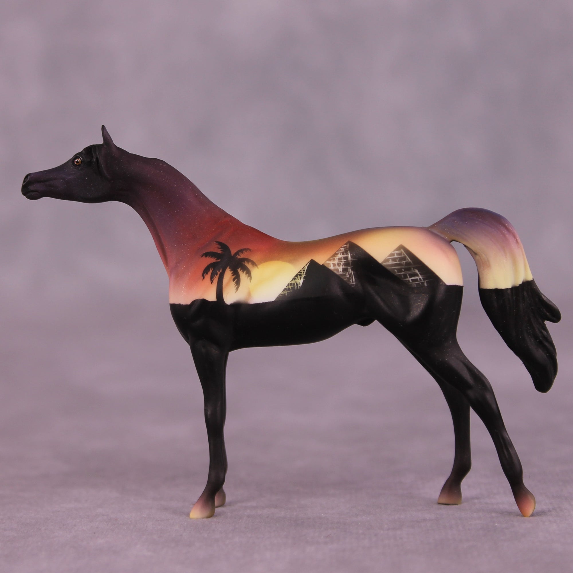 Sunset in Egypt OOAK Chip Arabian by Kike (Enrique) Duarte CL25