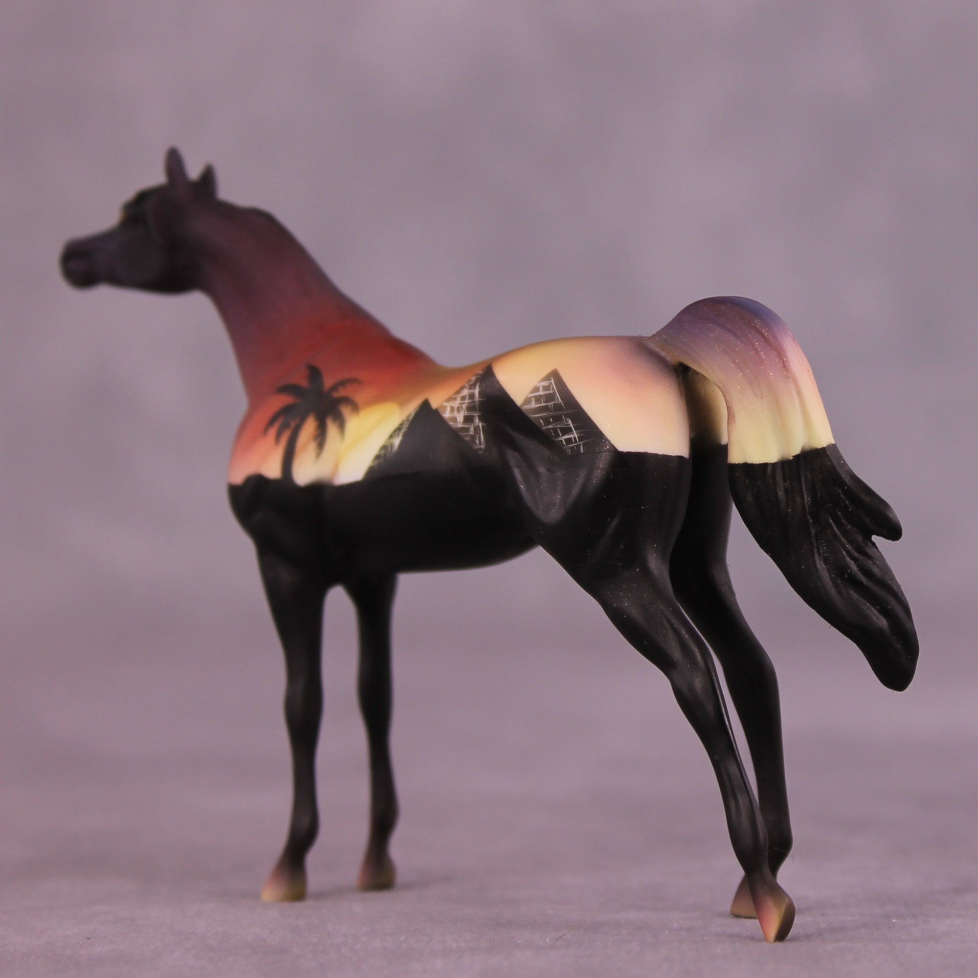 Sunset in Egypt OOAK Chip Arabian by Kike (Enrique) Duarte CL25