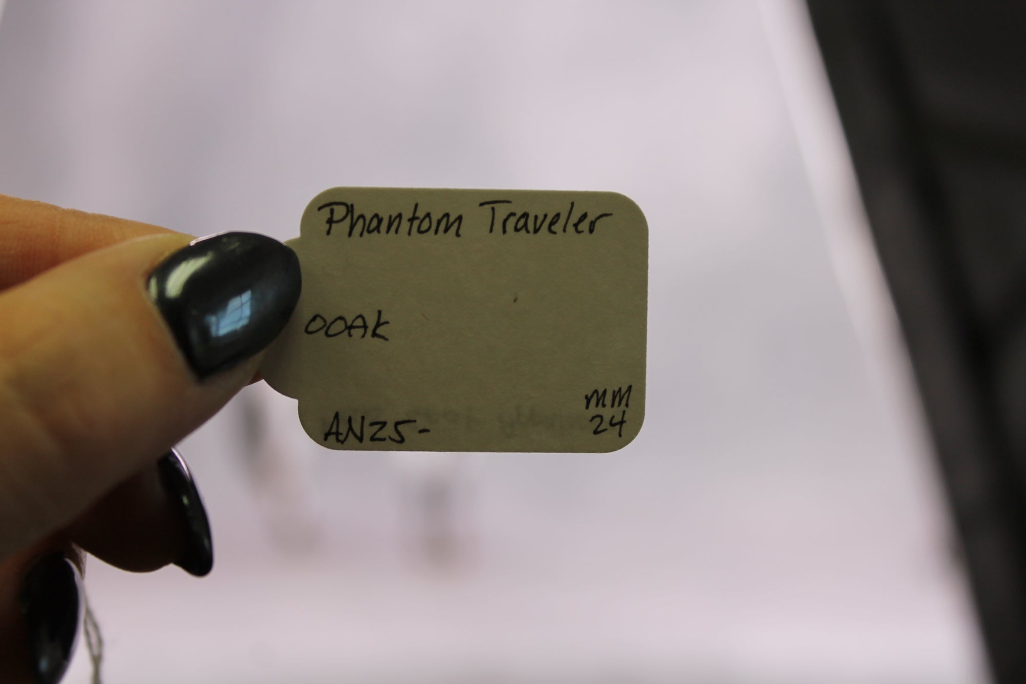 Phantom Traveller OOAK Flebitten Grey Few Spot Appy By Ashley Palmer MM24 MHP Auction Piece