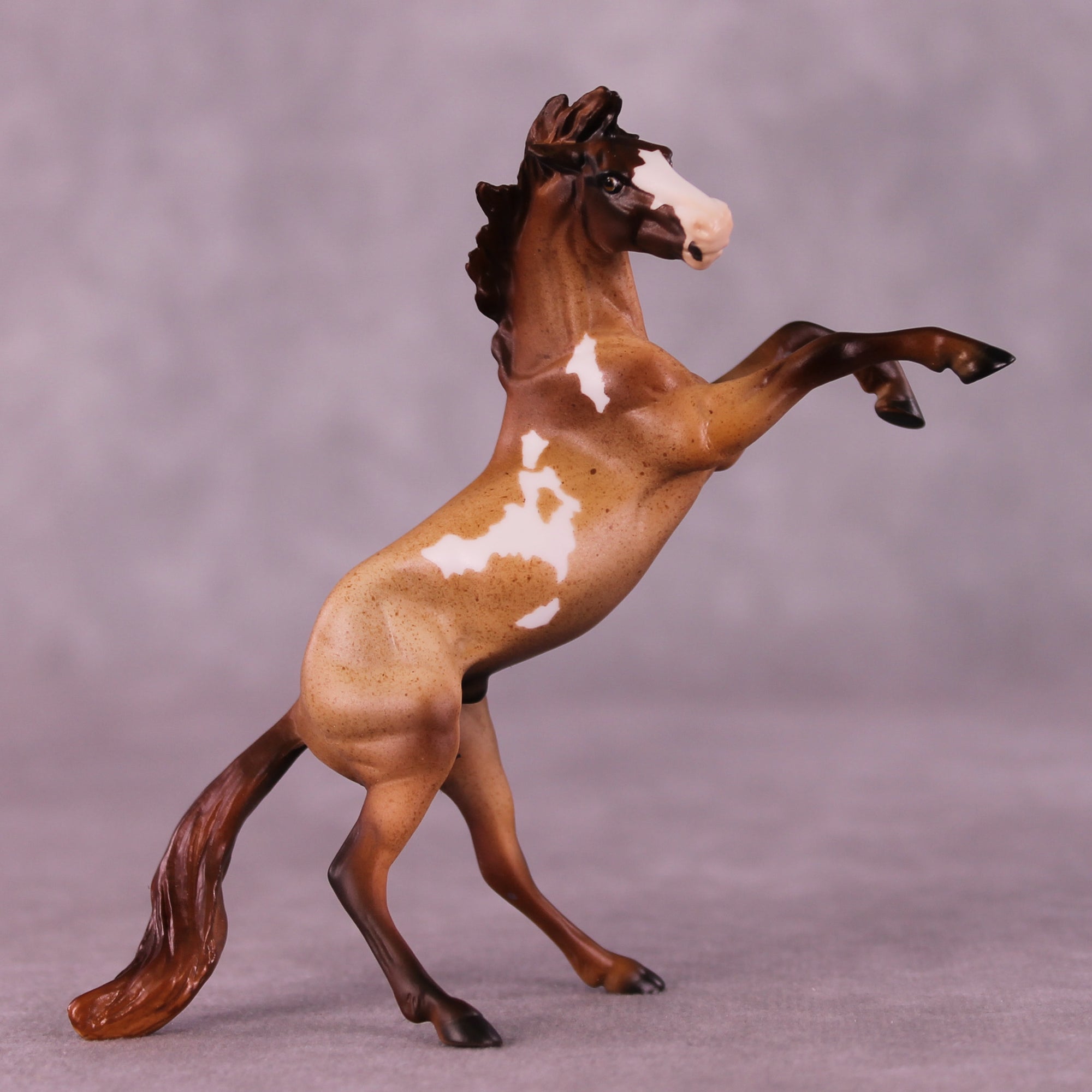 Klamath OOAK Chip Rearing Horse by Julie Keim Special Chip Drop
