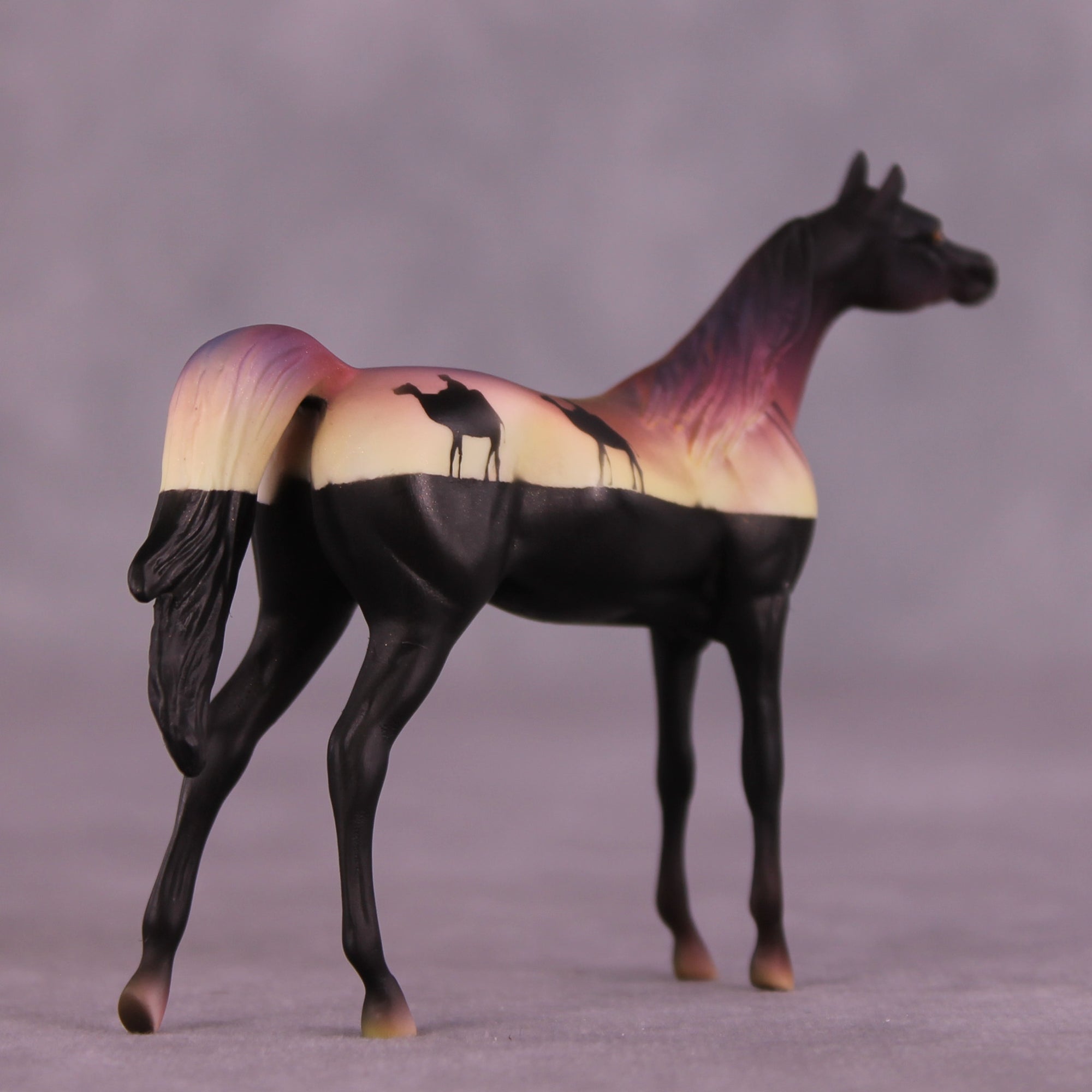 Sunset in Egypt OOAK Chip Arabian by Kike (Enrique) Duarte CL25