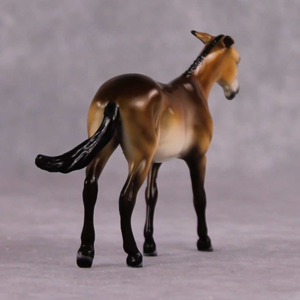 "Lil Sass" OOAK Custom Bay Mule Chip By Tiffany Purdy - GemStone Series