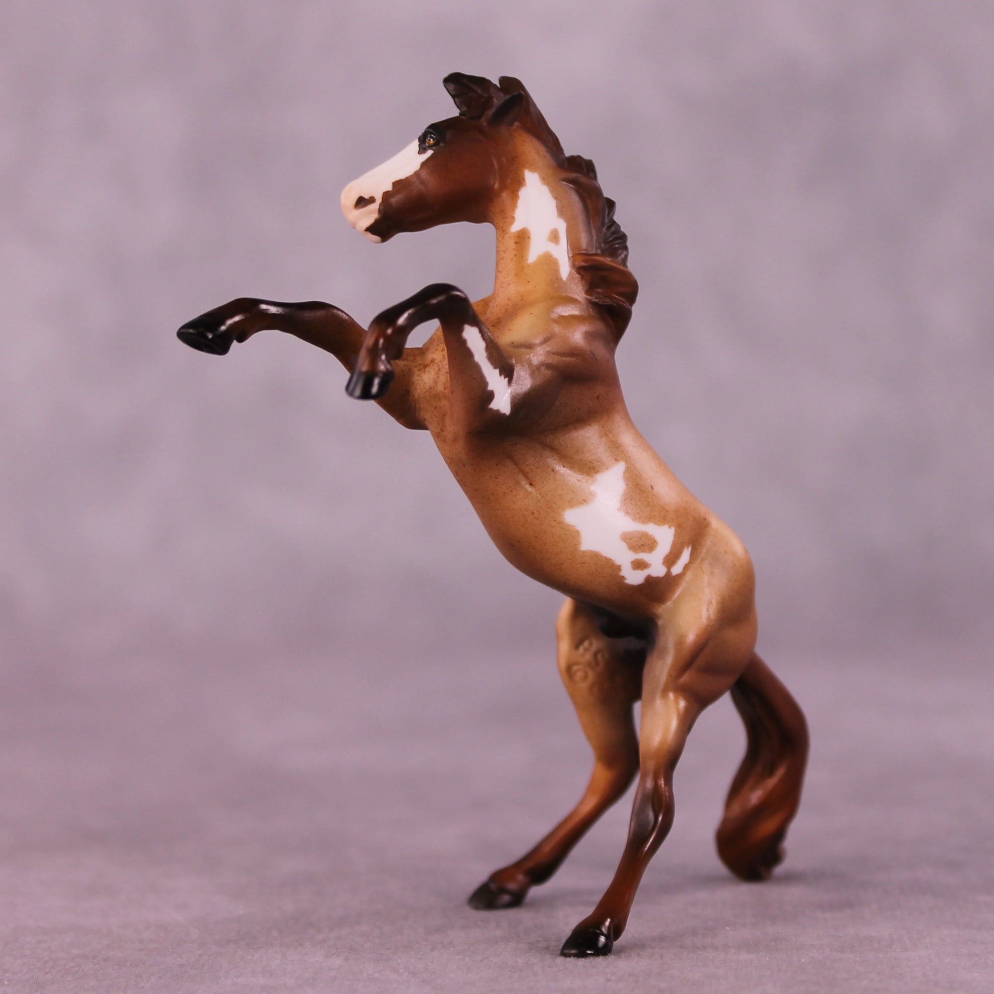 Klamath OOAK Chip Rearing Horse by Julie Keim Special Chip Drop