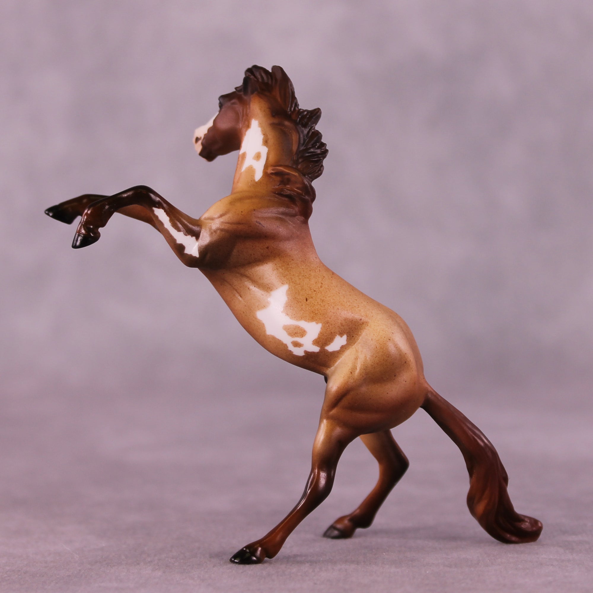 Klamath OOAK Chip Rearing Horse by Julie Keim Special Chip Drop