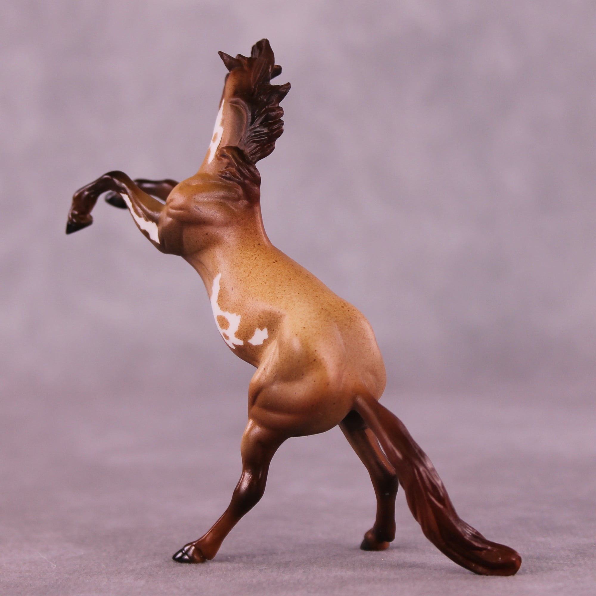 Klamath OOAK Chip Rearing Horse by Julie Keim Special Chip Drop