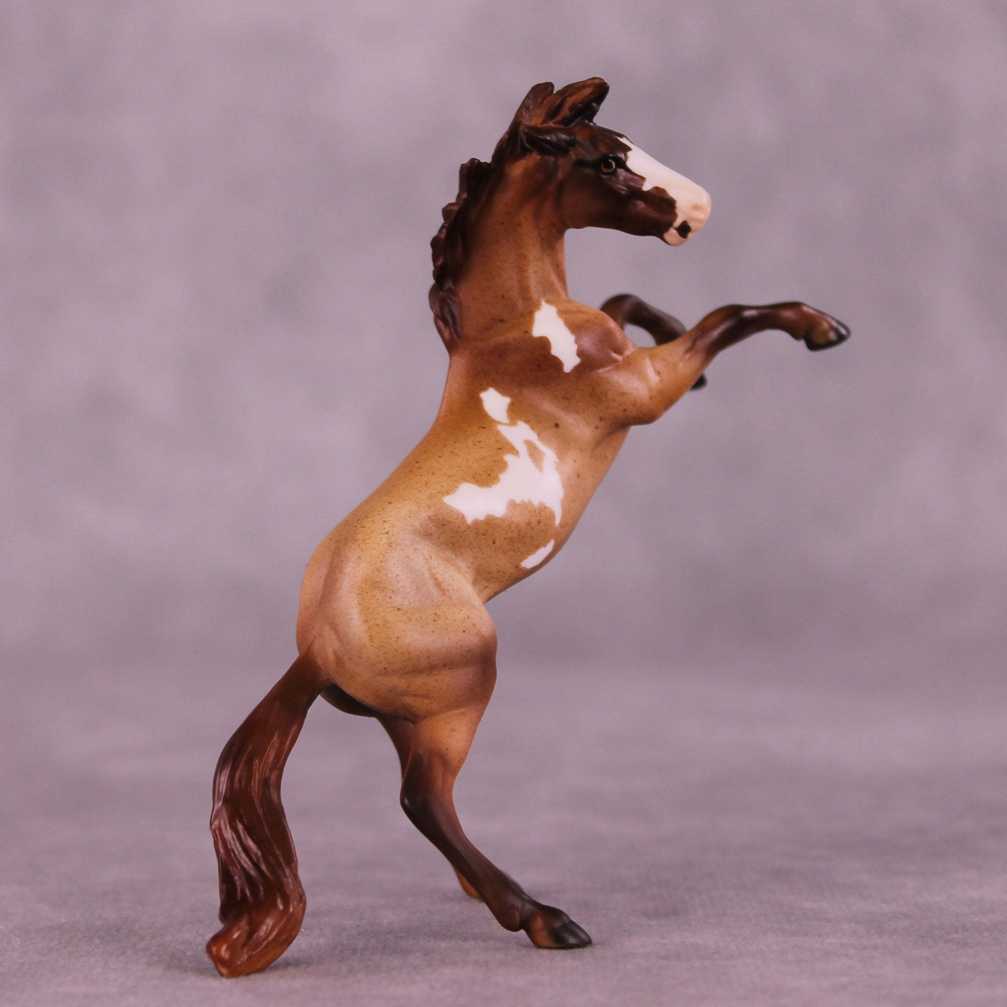 Klamath OOAK Chip Rearing Horse by Julie Keim Special Chip Drop