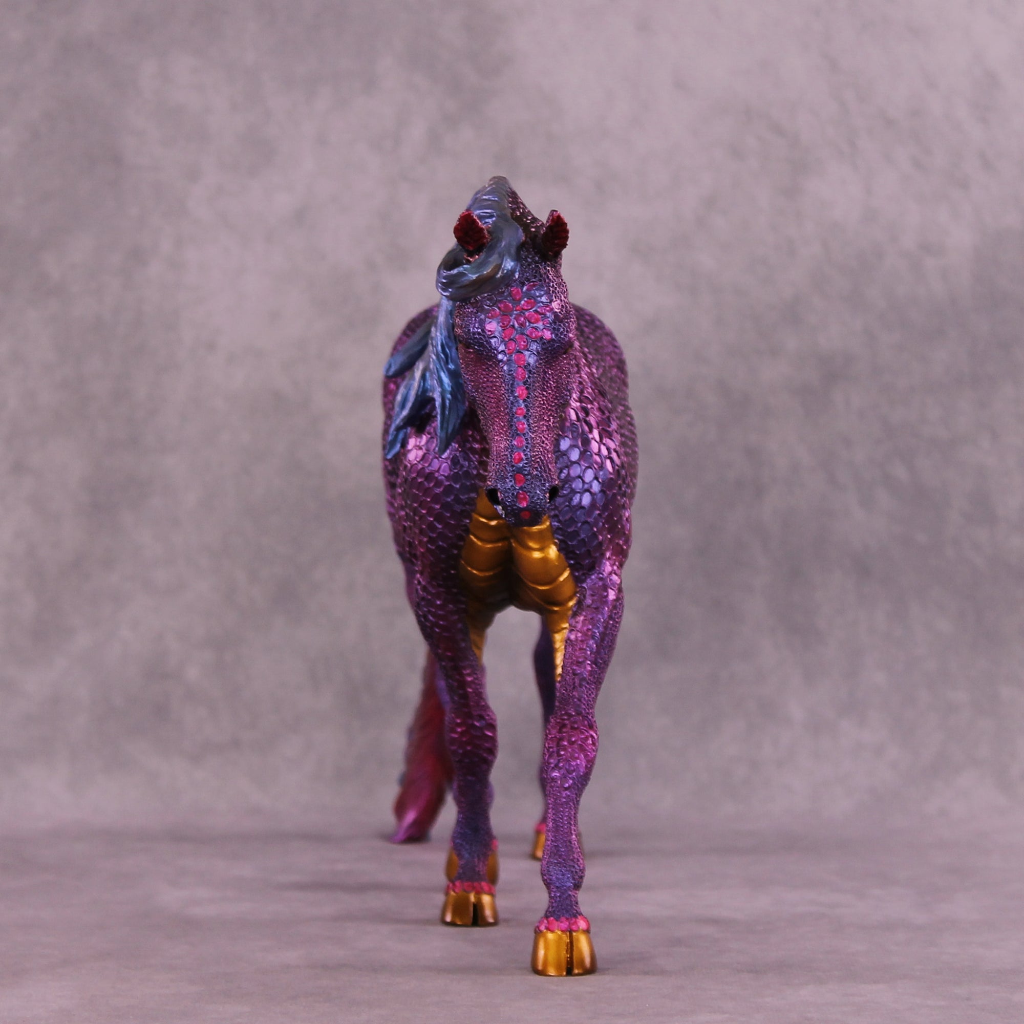 The Teeth Don't Go Back In OOAK EFCM Irish Draught by Kristen Cermele MM25