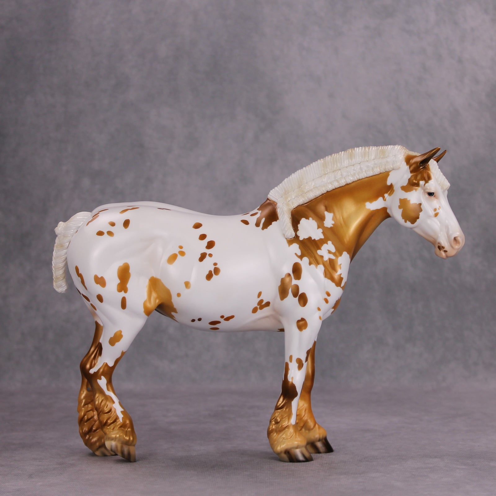 All Dolled Up OOAK Palomino Heavy Draft By Julie Keim MM24