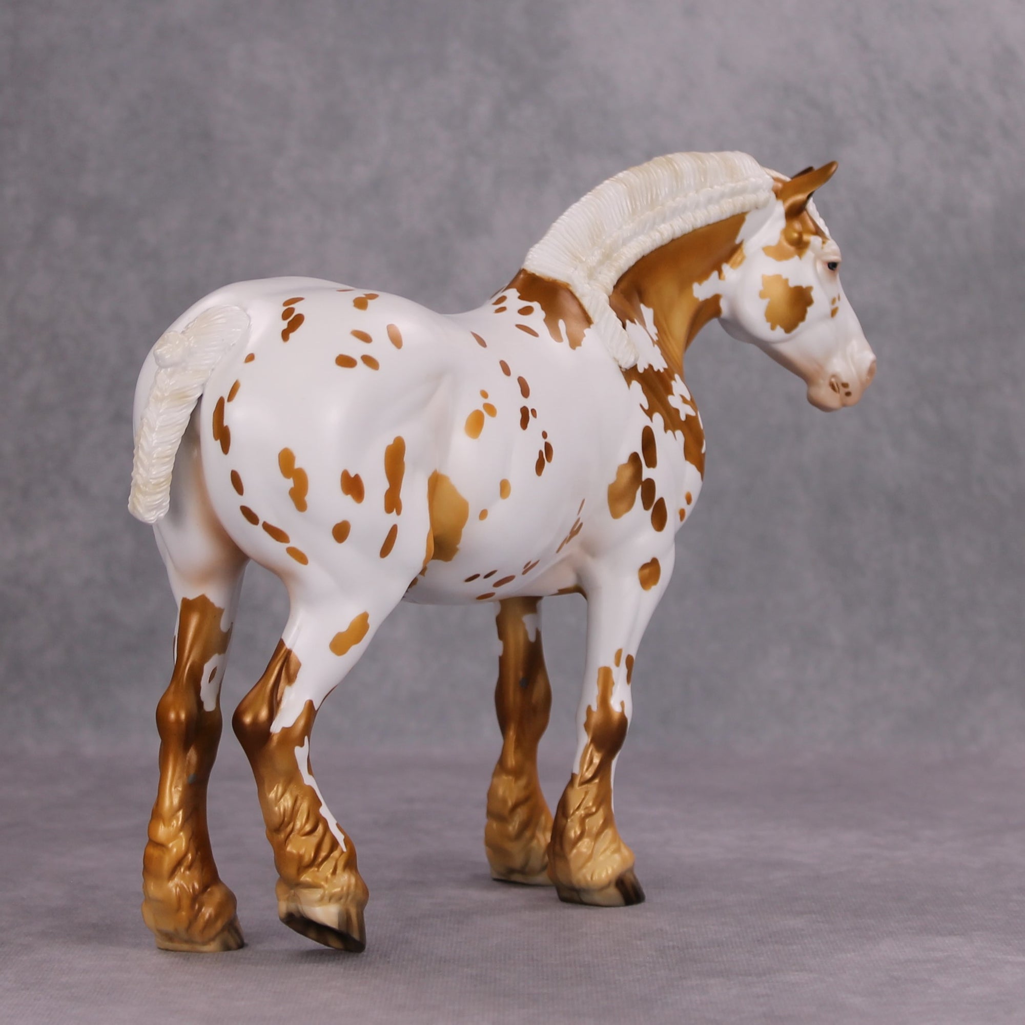 All Dolled Up OOAK Palomino Heavy Draft By Julie Keim MM24