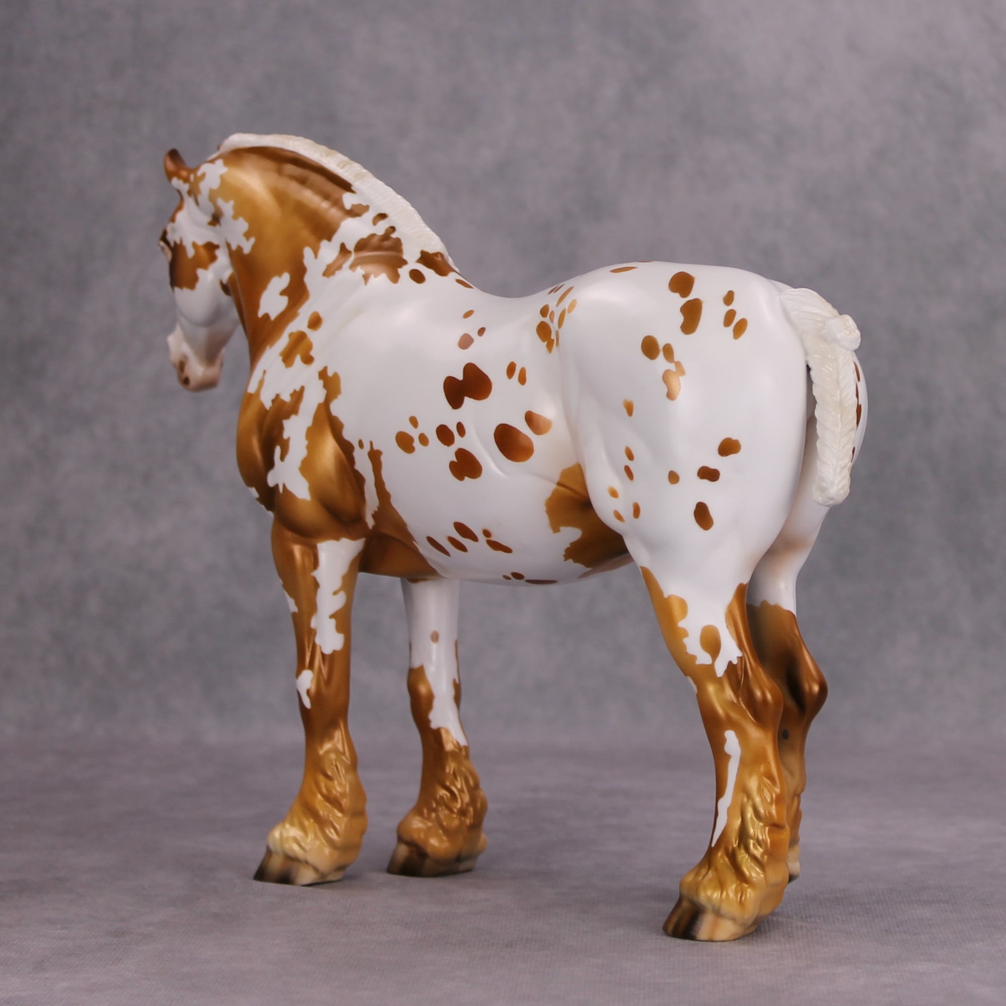 All Dolled Up OOAK Palomino Heavy Draft By Julie Keim MM24