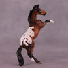 Linn OOAK Chip Rearing Horse by Julie Keim Special Chip Drop