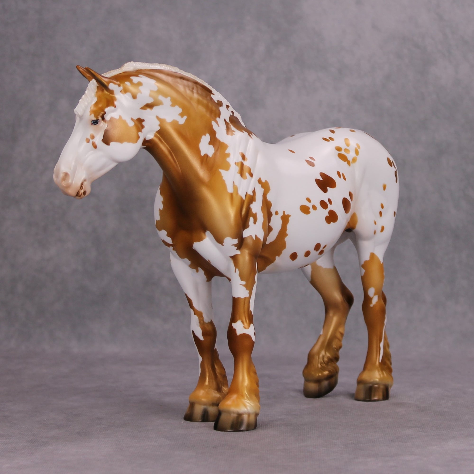 All Dolled Up OOAK Palomino Heavy Draft By Julie Keim MM24