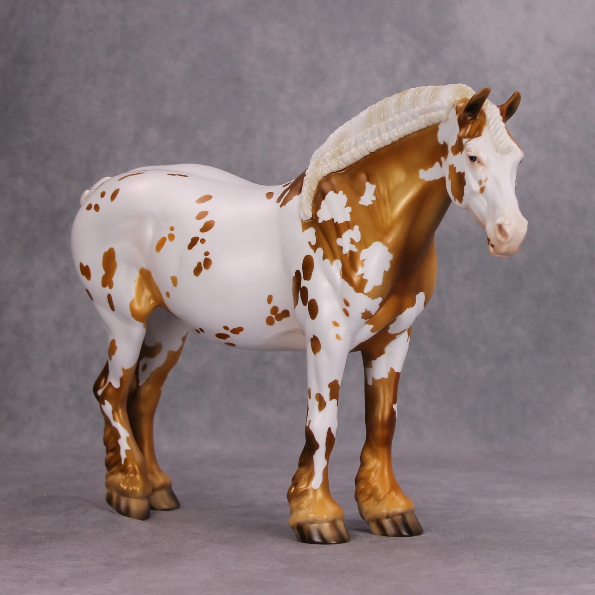 All Dolled Up OOAK Palomino Heavy Draft By Julie Keim MM24