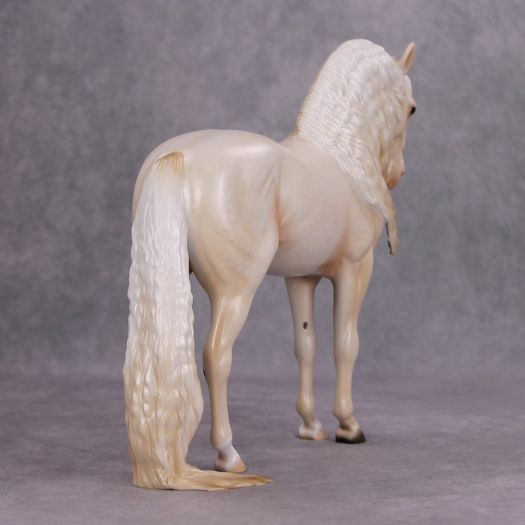 Moonglow OOAK Dappled Gold Cream Champagne Andalusian By Ashley Palmer MM24