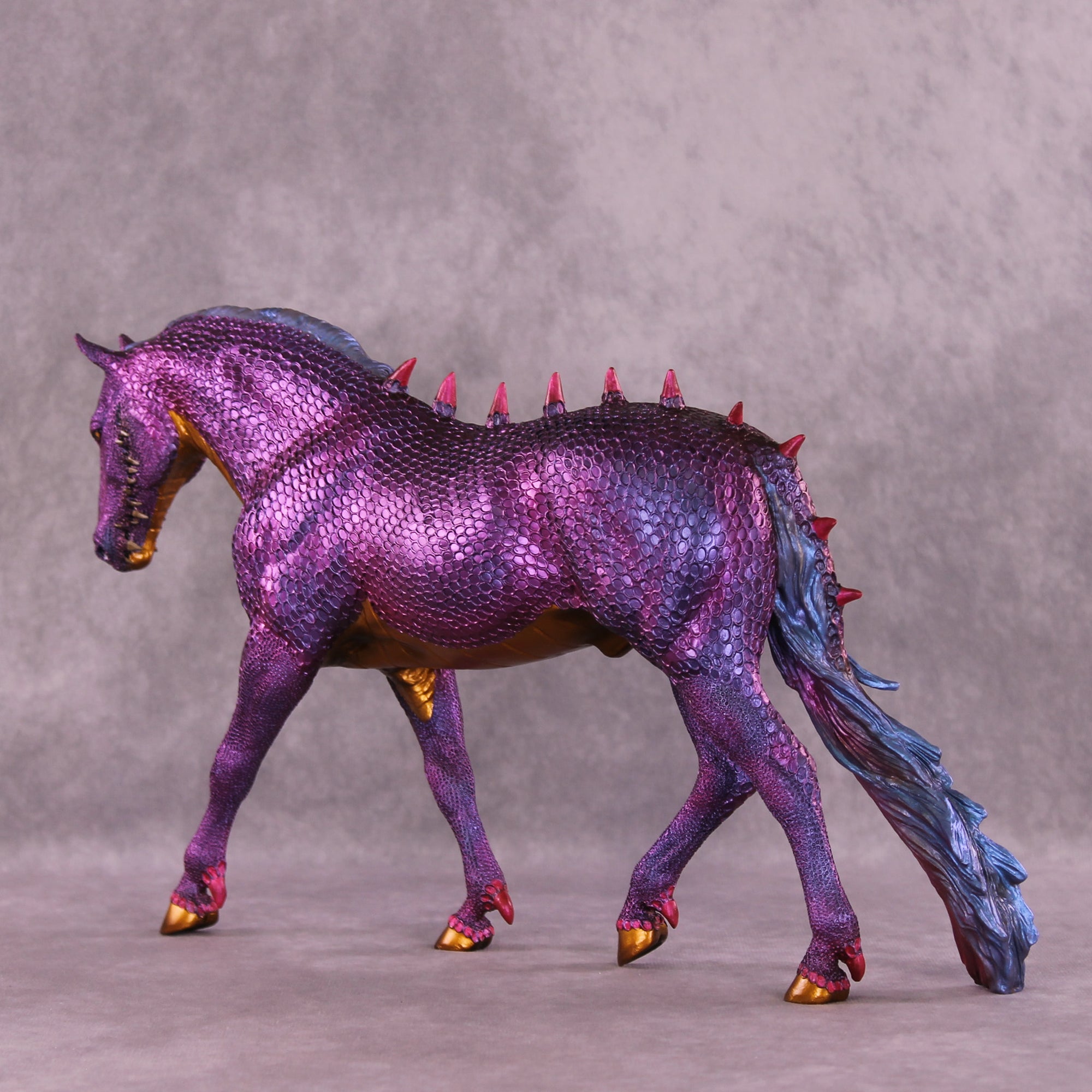 The Teeth Don't Go Back In OOAK EFCM Irish Draught by Kristen Cermele MM25