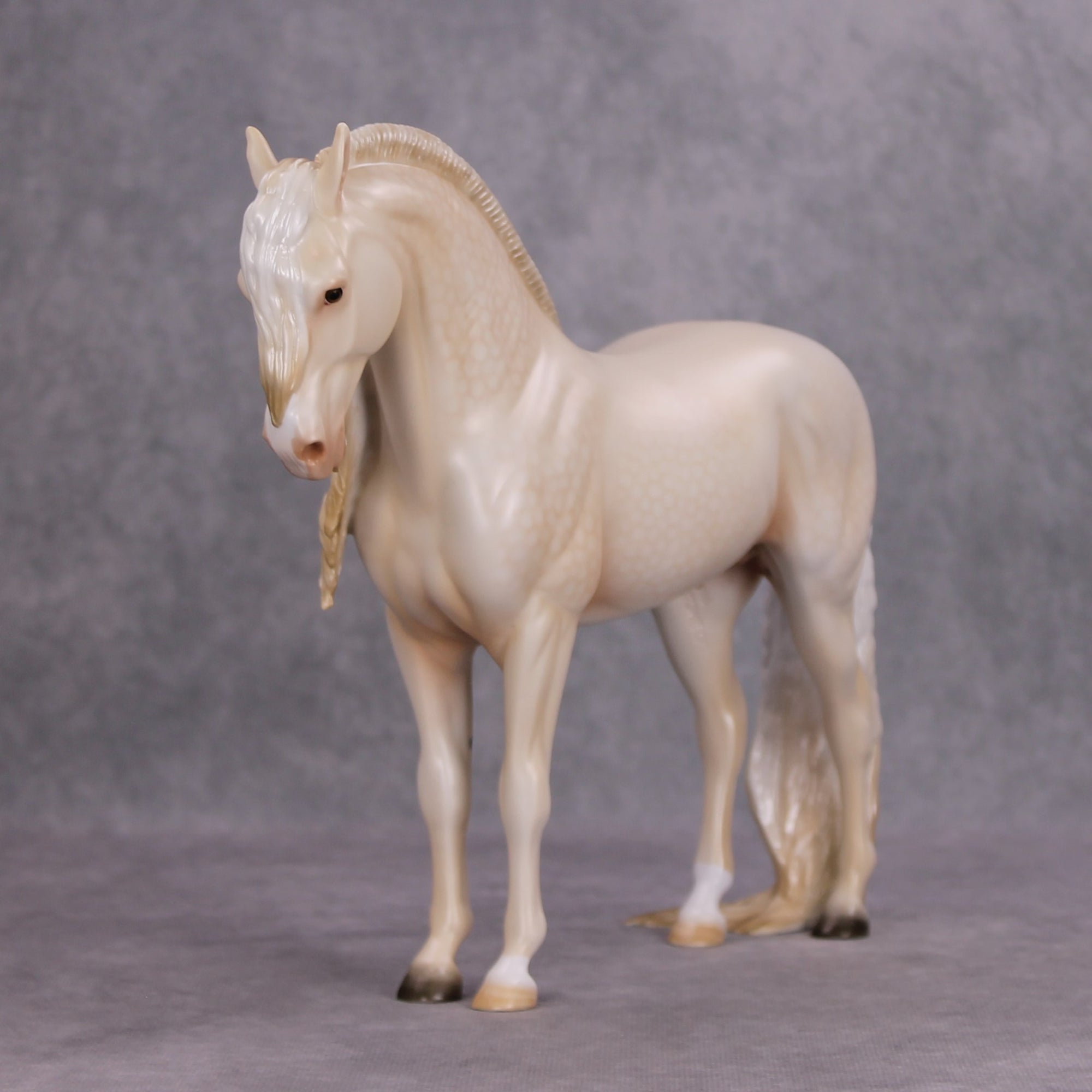 Moonglow OOAK Dappled Gold Cream Champagne Andalusian By Ashley Palmer MM24