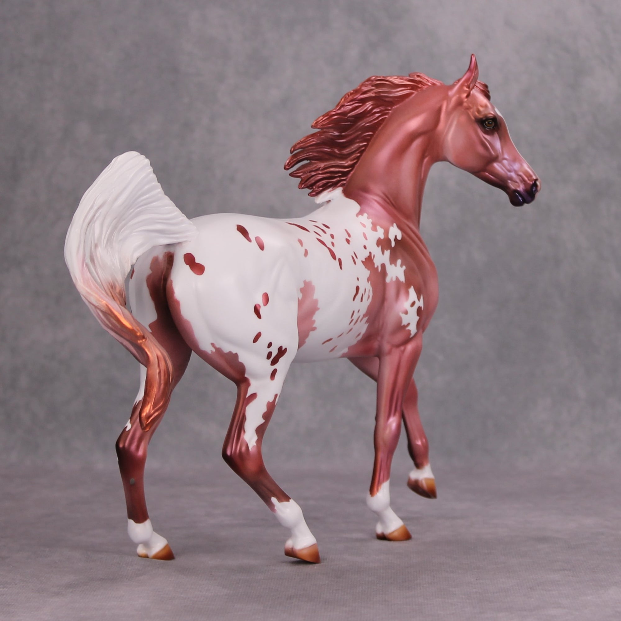 Rose&#39; All Day OOAK Pink Deco Arab Mare By Julie Keim MM24