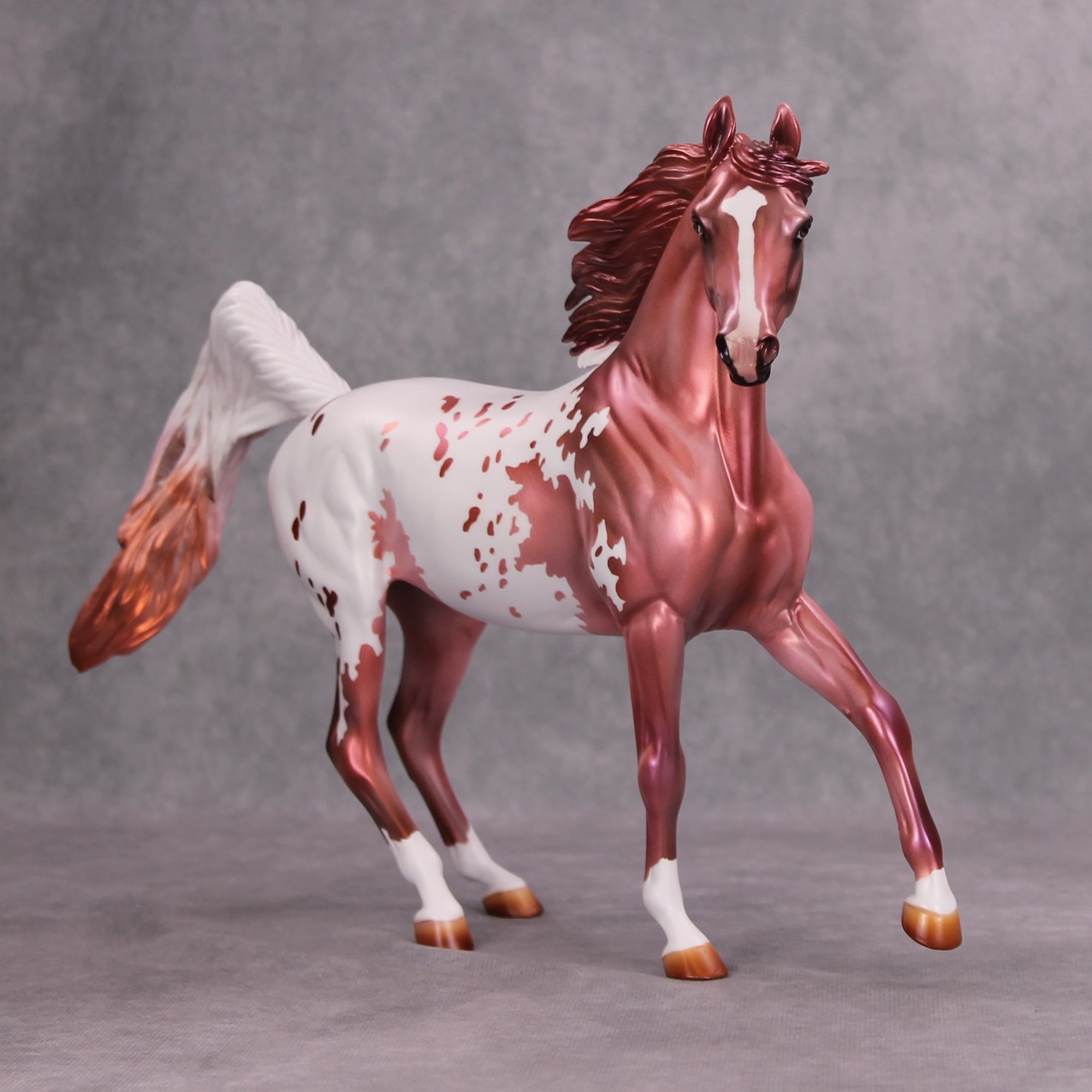 Rose&#39; All Day OOAK Pink Deco Arab Mare By Julie Keim MM24