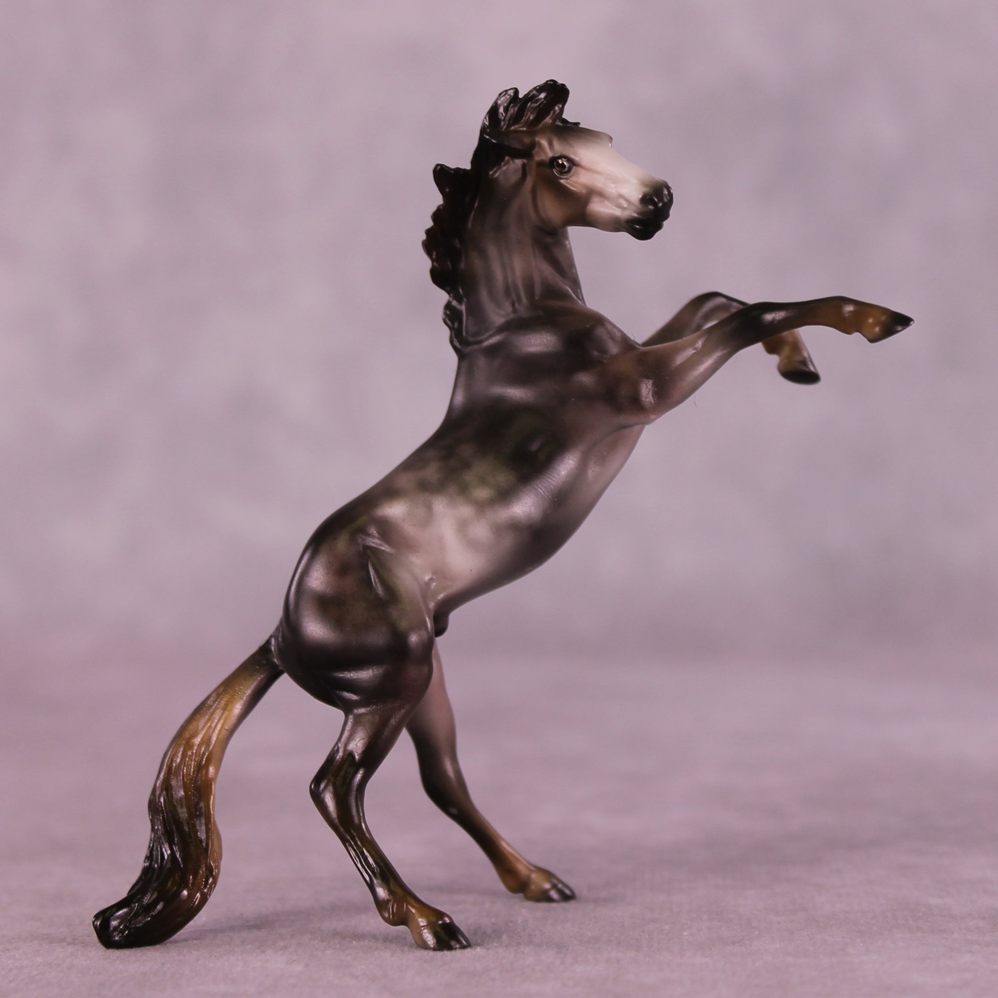 Jefferson OOAK Chip Rearing Horse by Julie Keim Special Chip Drop
