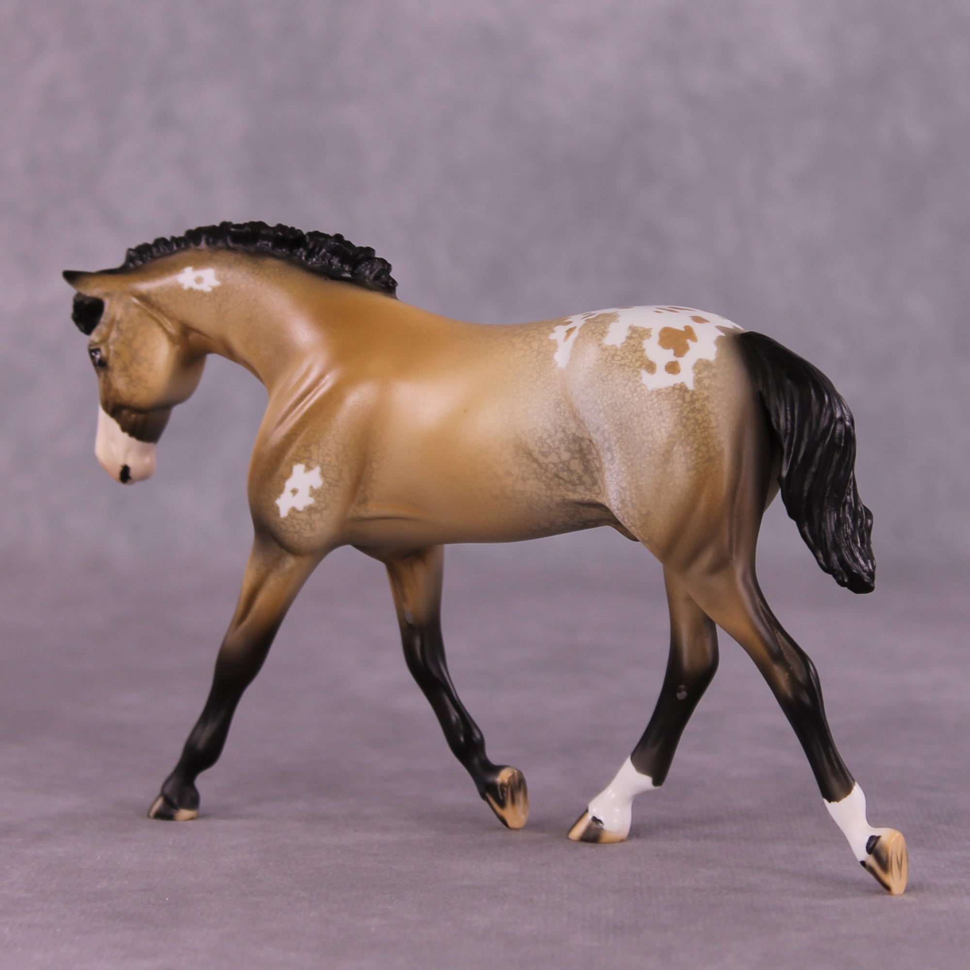 "4th Wall" OOAK FCM Warmblood Pebble by Dawn Quick EQ25