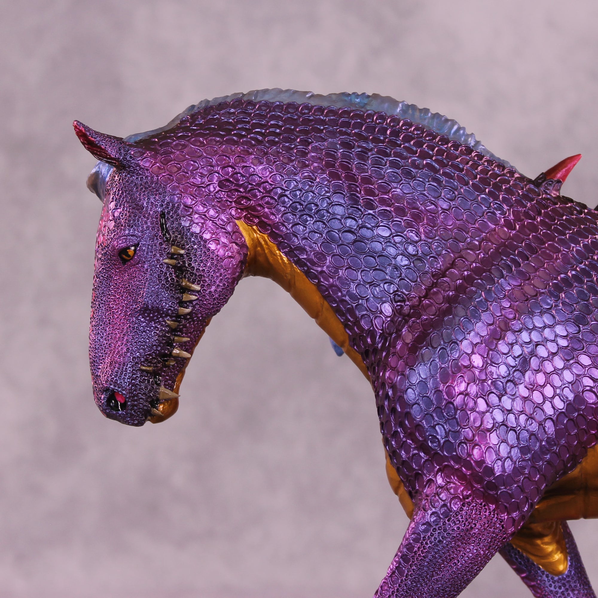 The Teeth Don't Go Back In OOAK EFCM Irish Draught by Kristen Cermele MM25