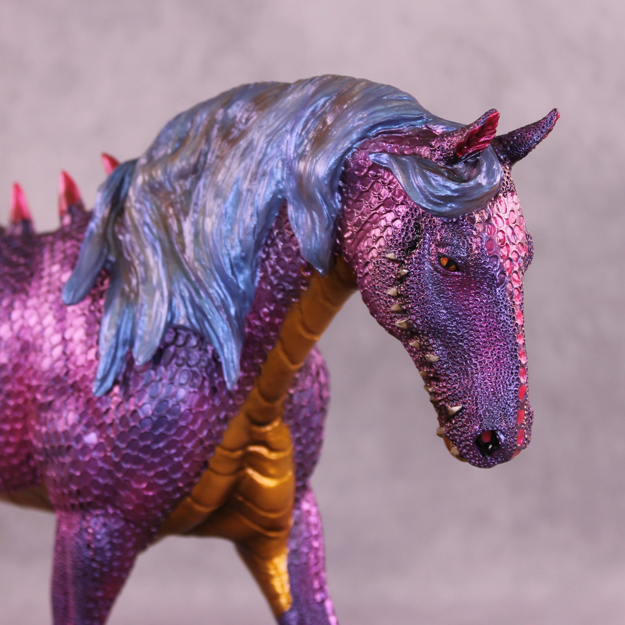 The Teeth Don't Go Back In OOAK EFCM Irish Draught by Kristen Cermele MM25