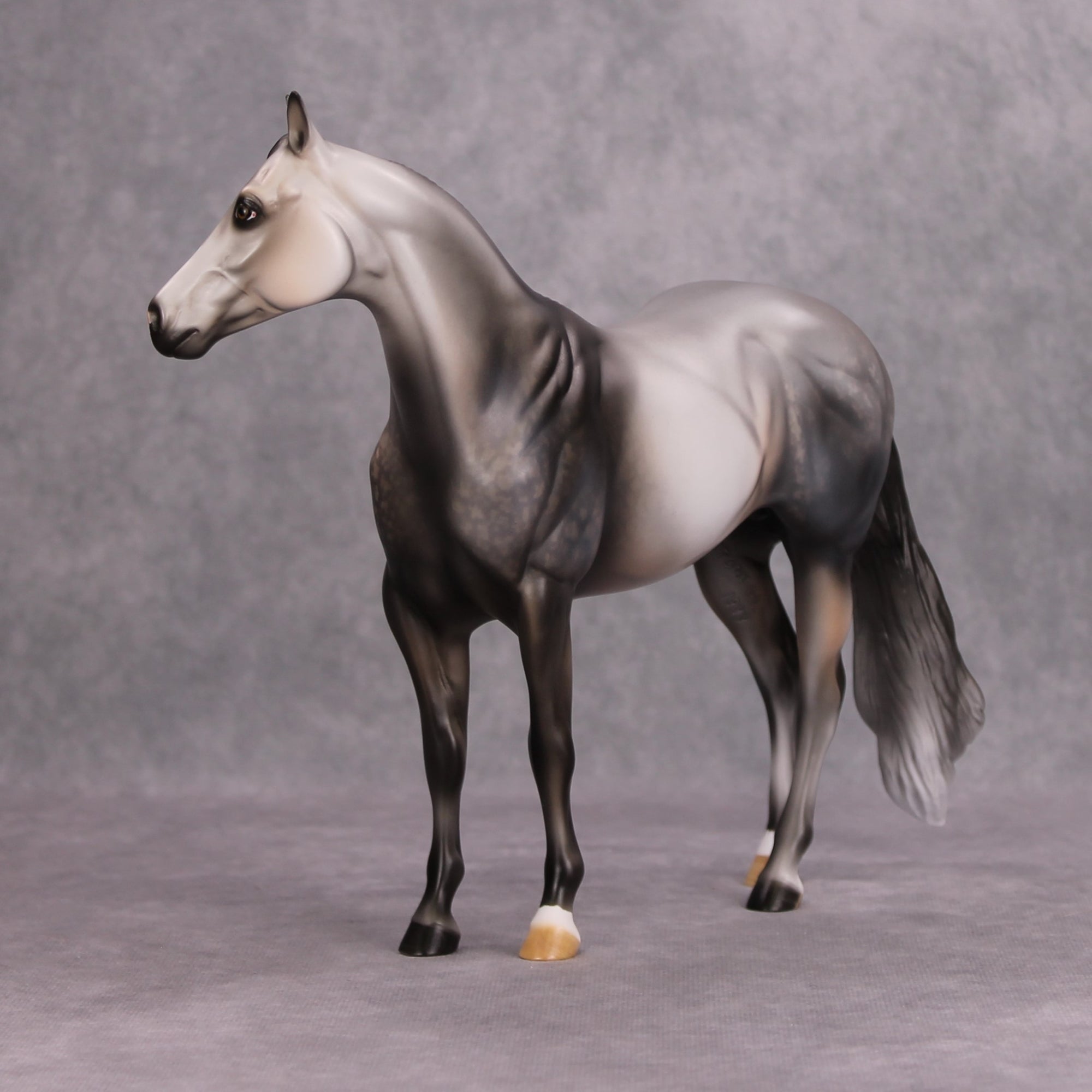 The Legend OOAK Dappled Rose Grey ISH By Julie Keim MM24