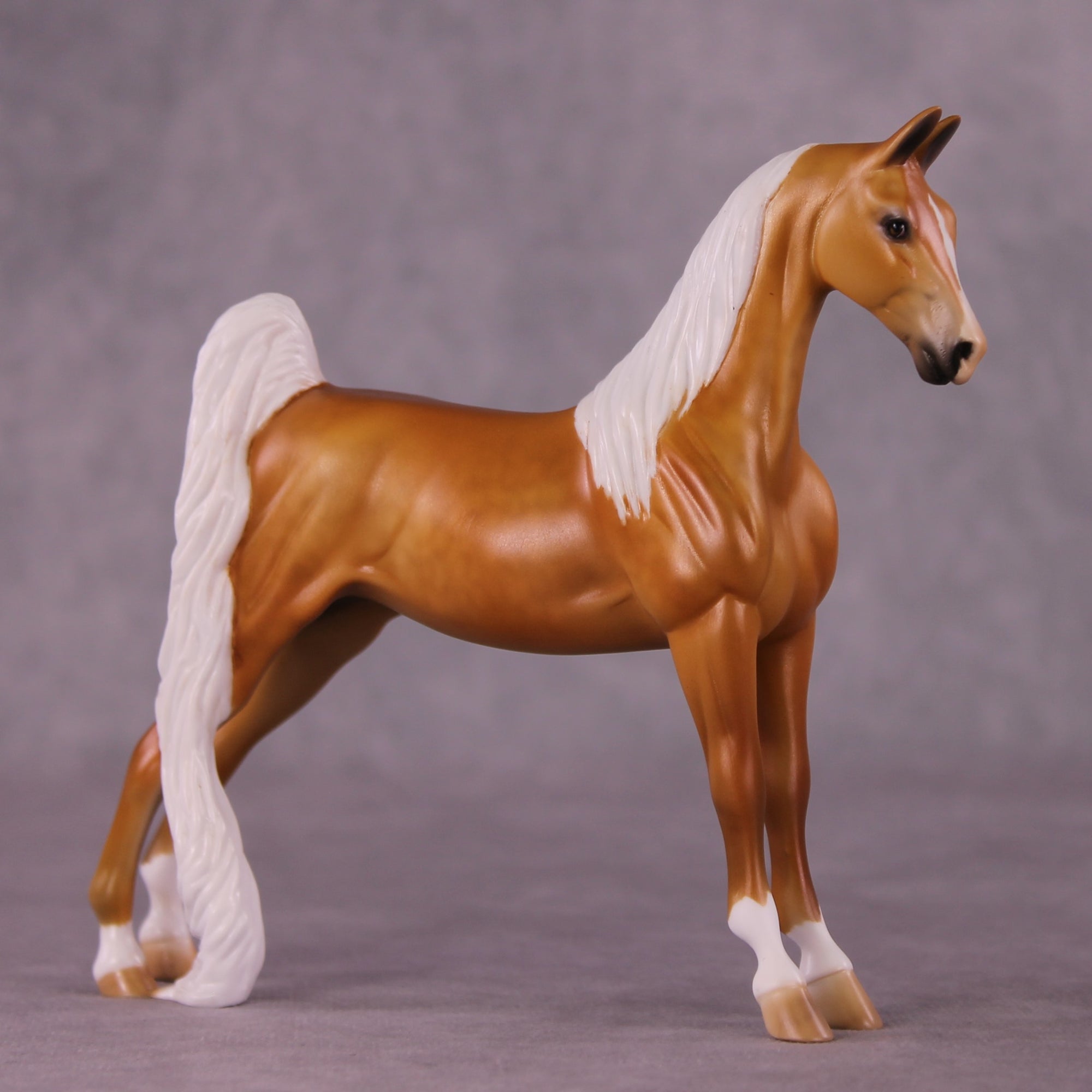Gold Standard OOAK Pebble Saddlebred by Julie Keim EQ25