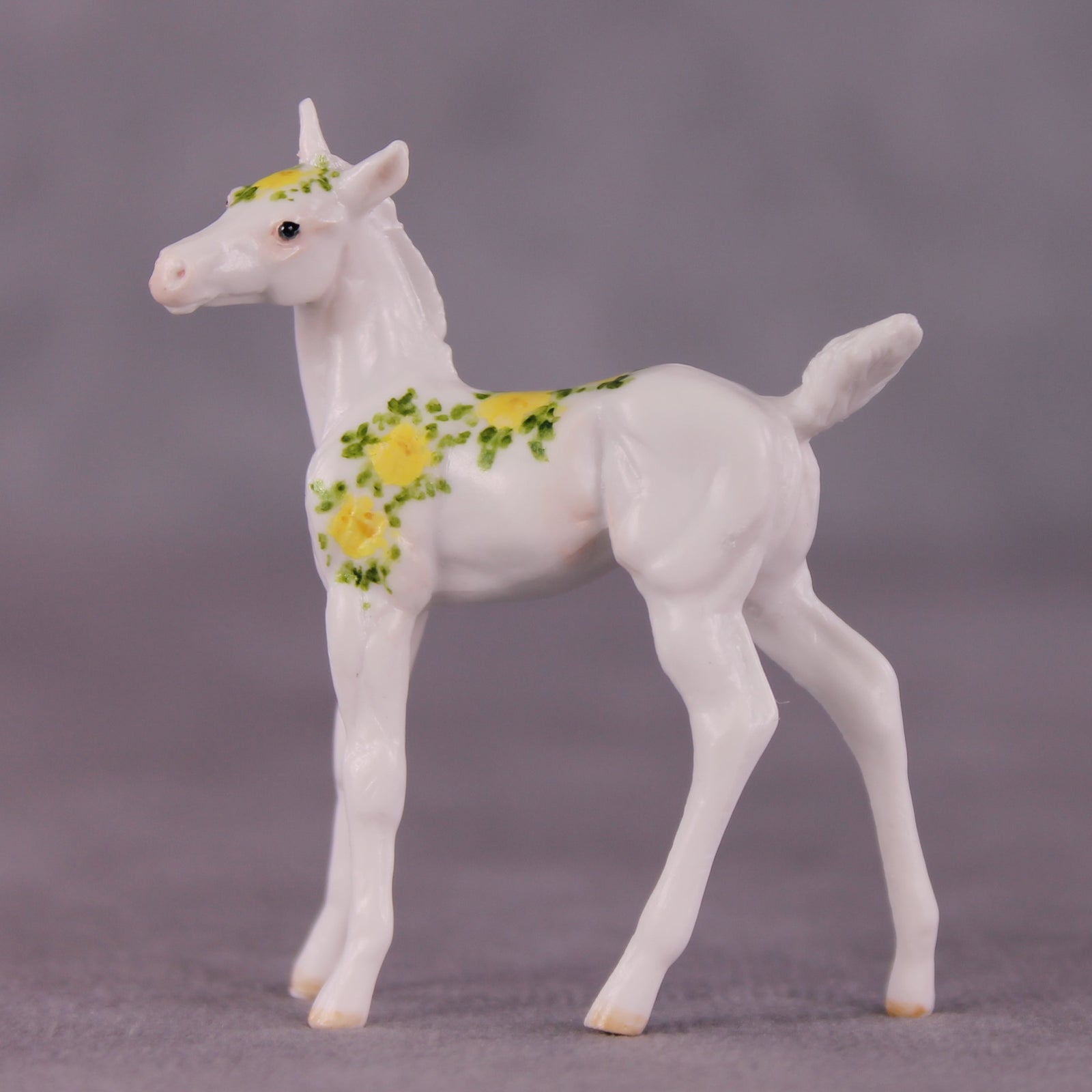 "Sun Sprite Roses 1" OOAK FCM Foal Chip by Andrea Thomason SHCF25