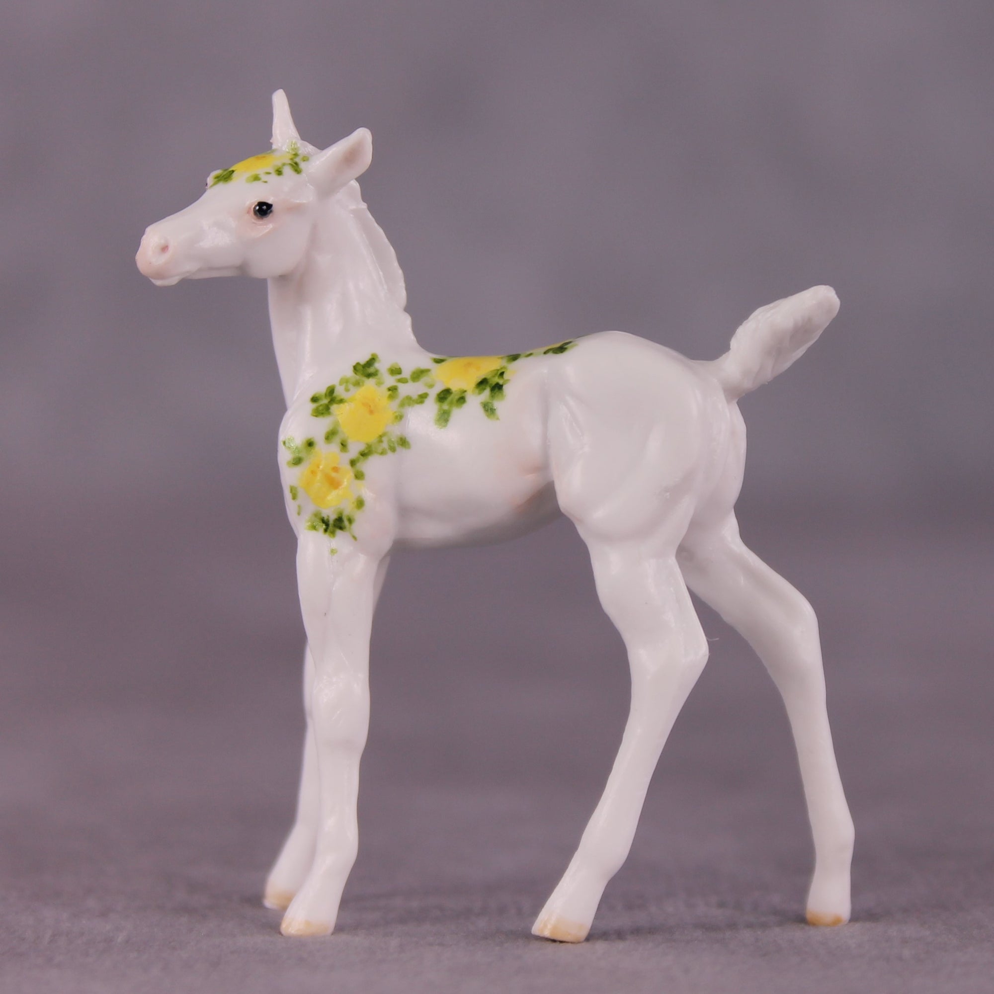 "Sun Sprite Roses 1" OOAK FCM Foal Chip by Andrea Thomason SHCF25