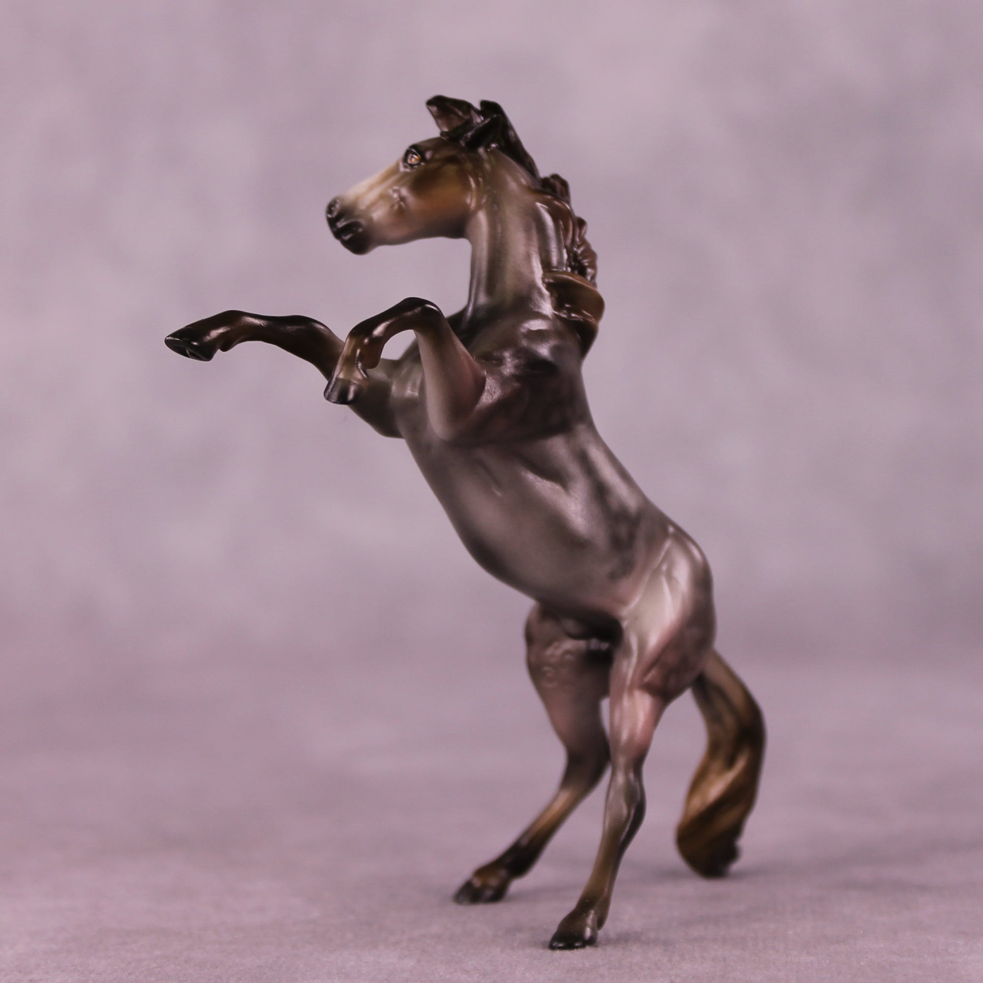 Jefferson OOAK Chip Rearing Horse by Julie Keim Special Chip Drop