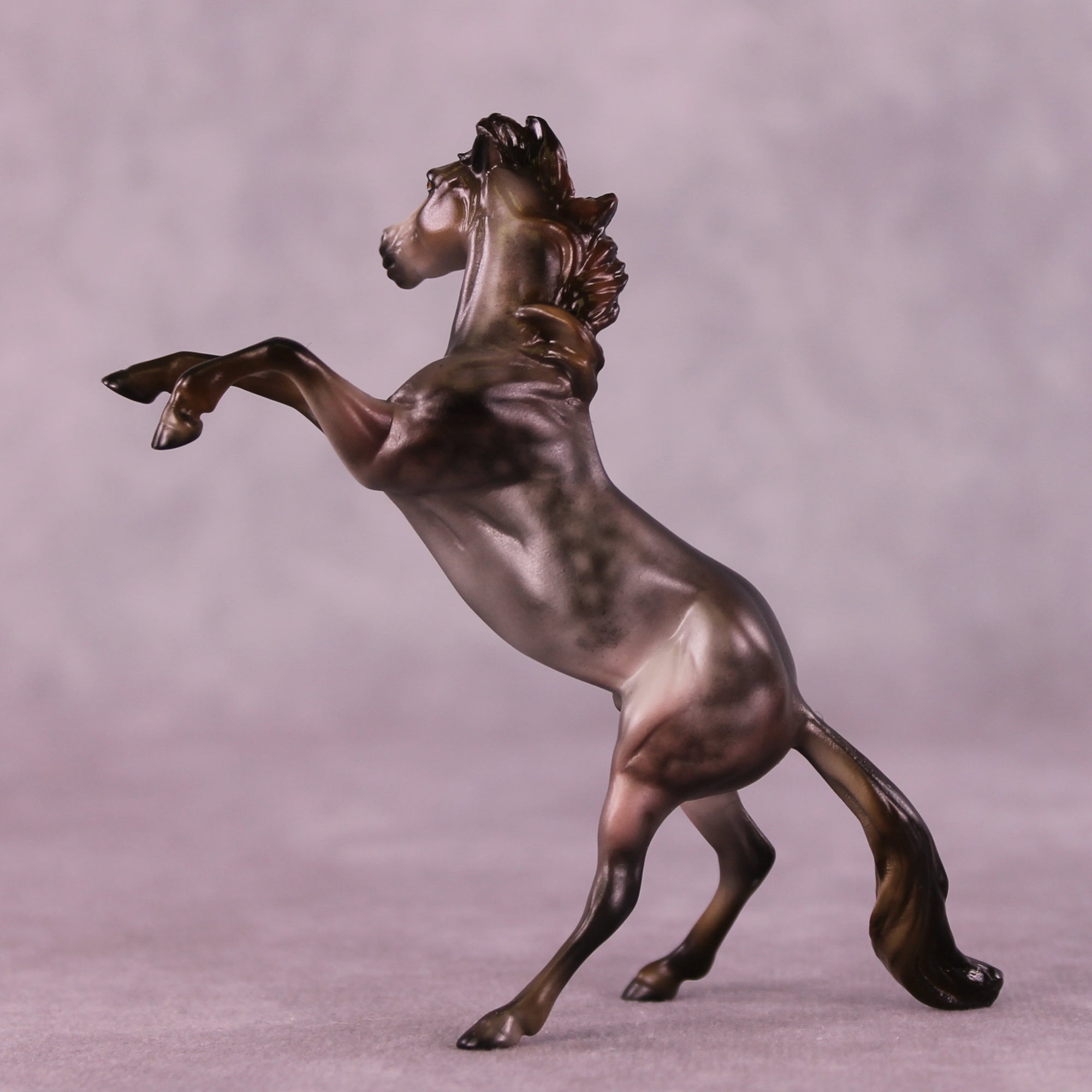 Jefferson OOAK Chip Rearing Horse by Julie Keim Special Chip Drop
