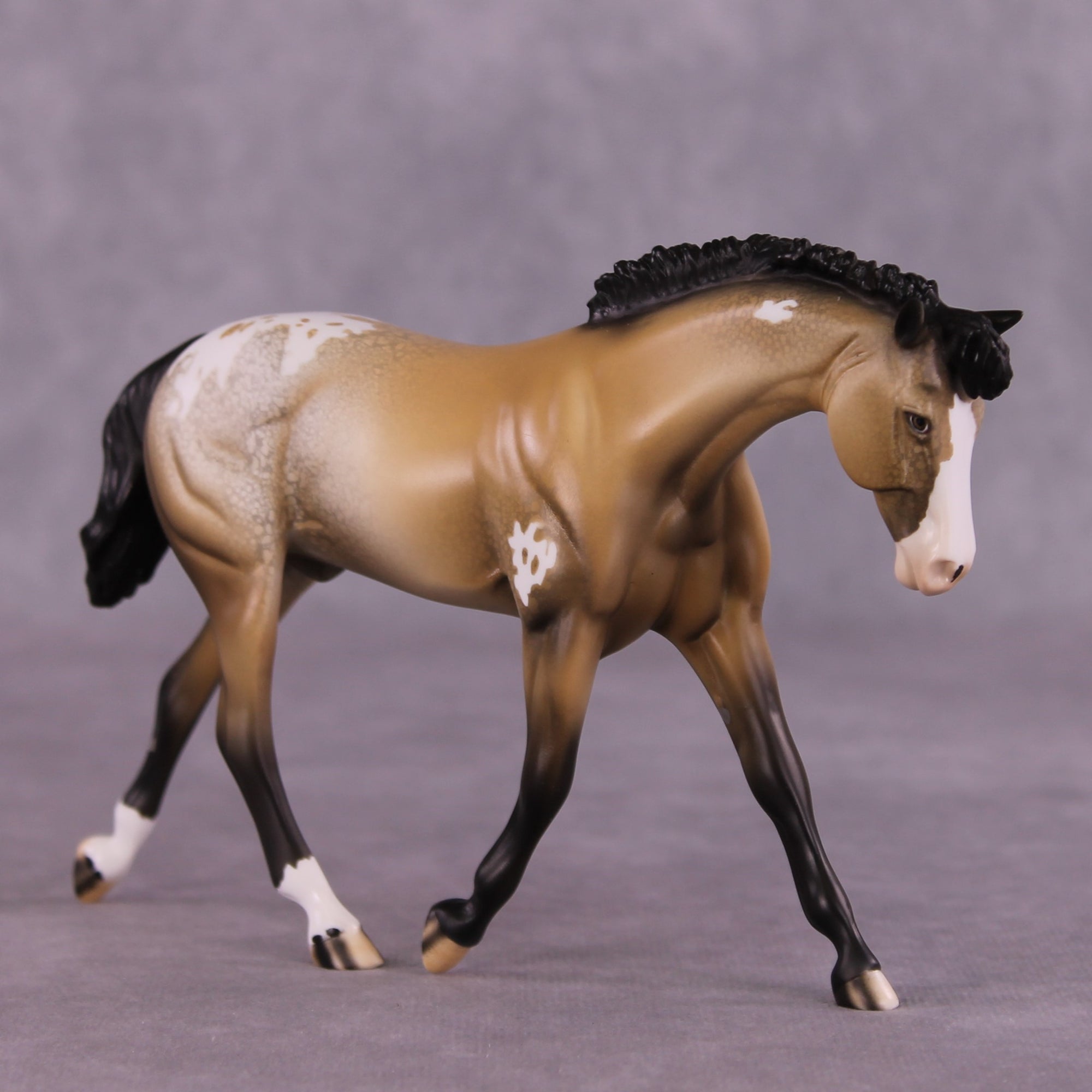 "4th Wall" OOAK FCM Warmblood Pebble by Dawn Quick EQ25