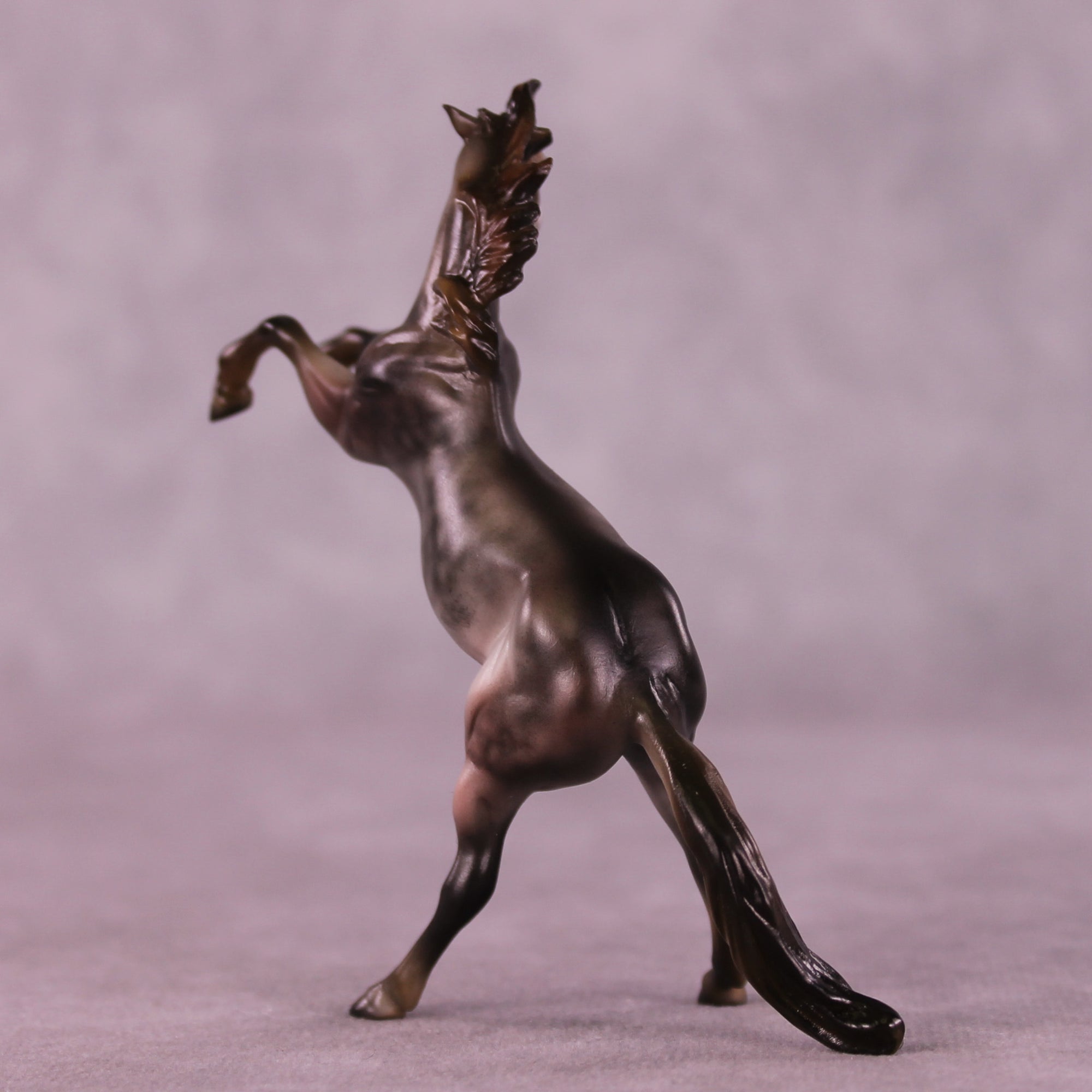 Jefferson OOAK Chip Rearing Horse by Julie Keim Special Chip Drop