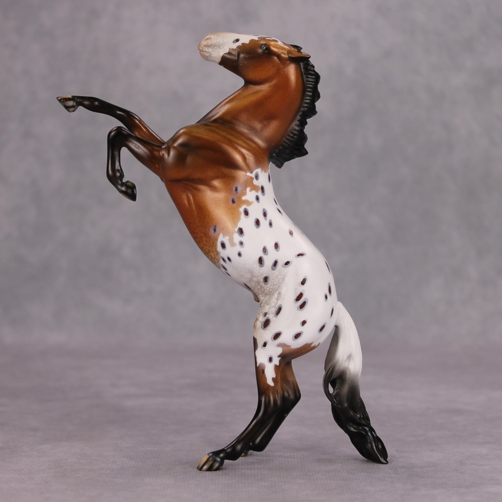 Frito Bandito OOAK Bay Blanket Appaloosa Rearing Pebble By Dawn Quick MM24