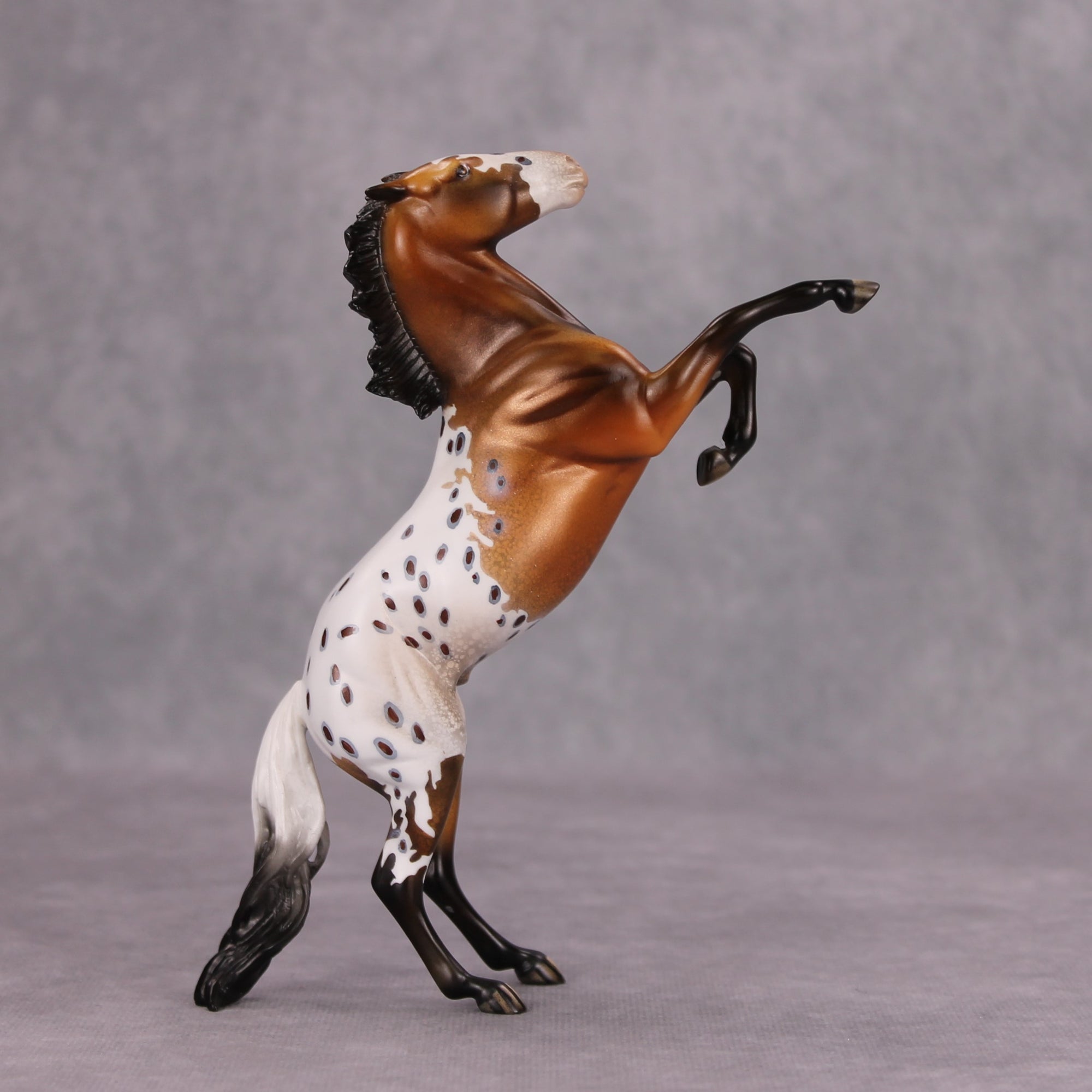 Frito Bandito OOAK Bay Blanket Appaloosa Rearing Pebble By Dawn Quick MM24