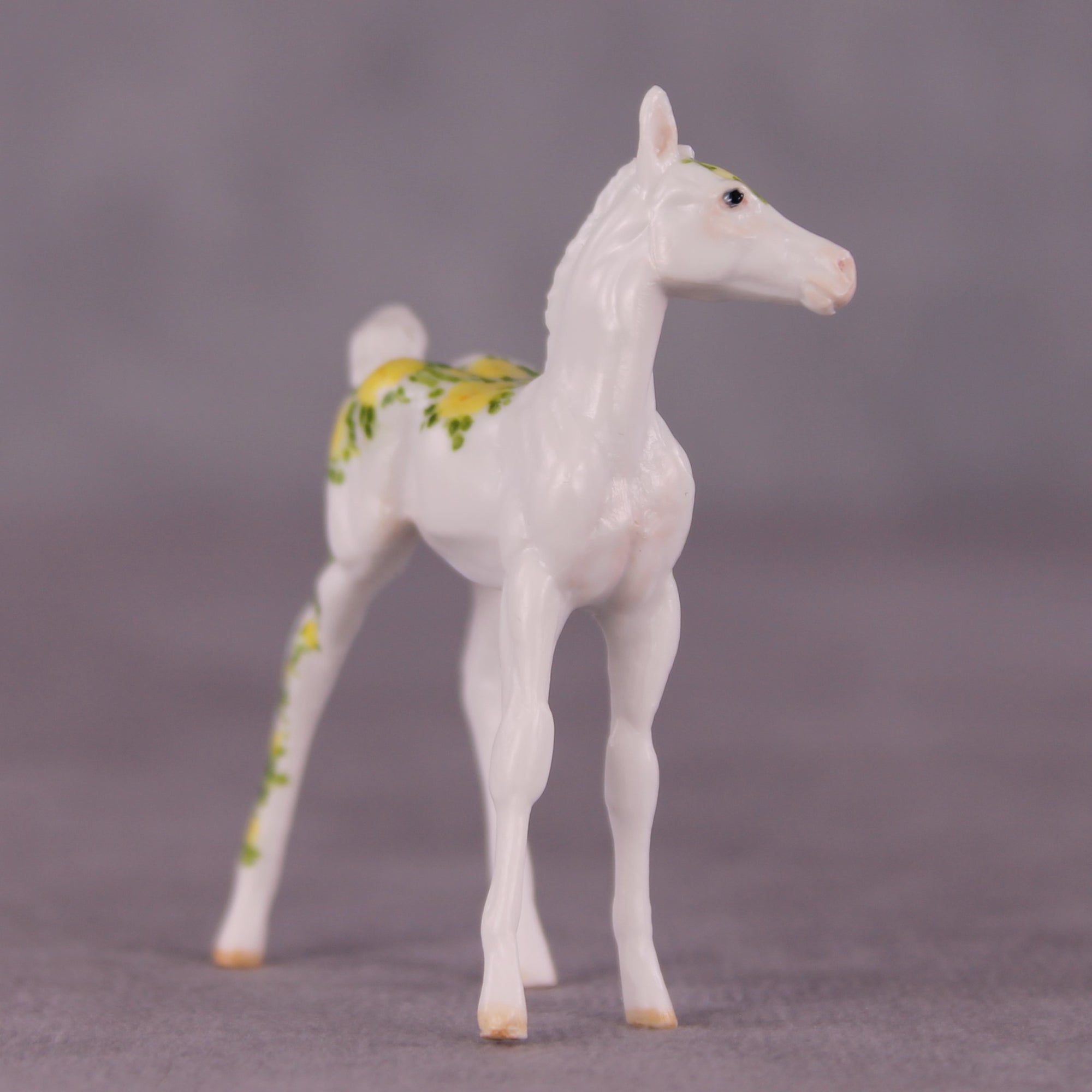 "Sun Sprite Roses 1" OOAK FCM Foal Chip by Andrea Thomason SHCF25