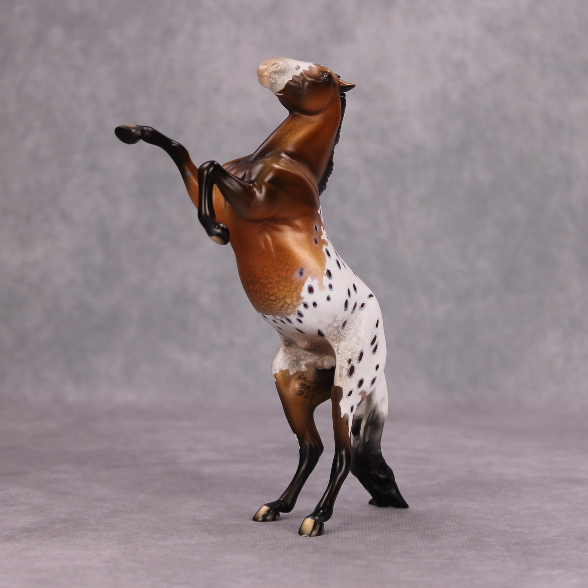 Frito Bandito OOAK Bay Blanket Appaloosa Rearing Pebble By Dawn Quick MM24