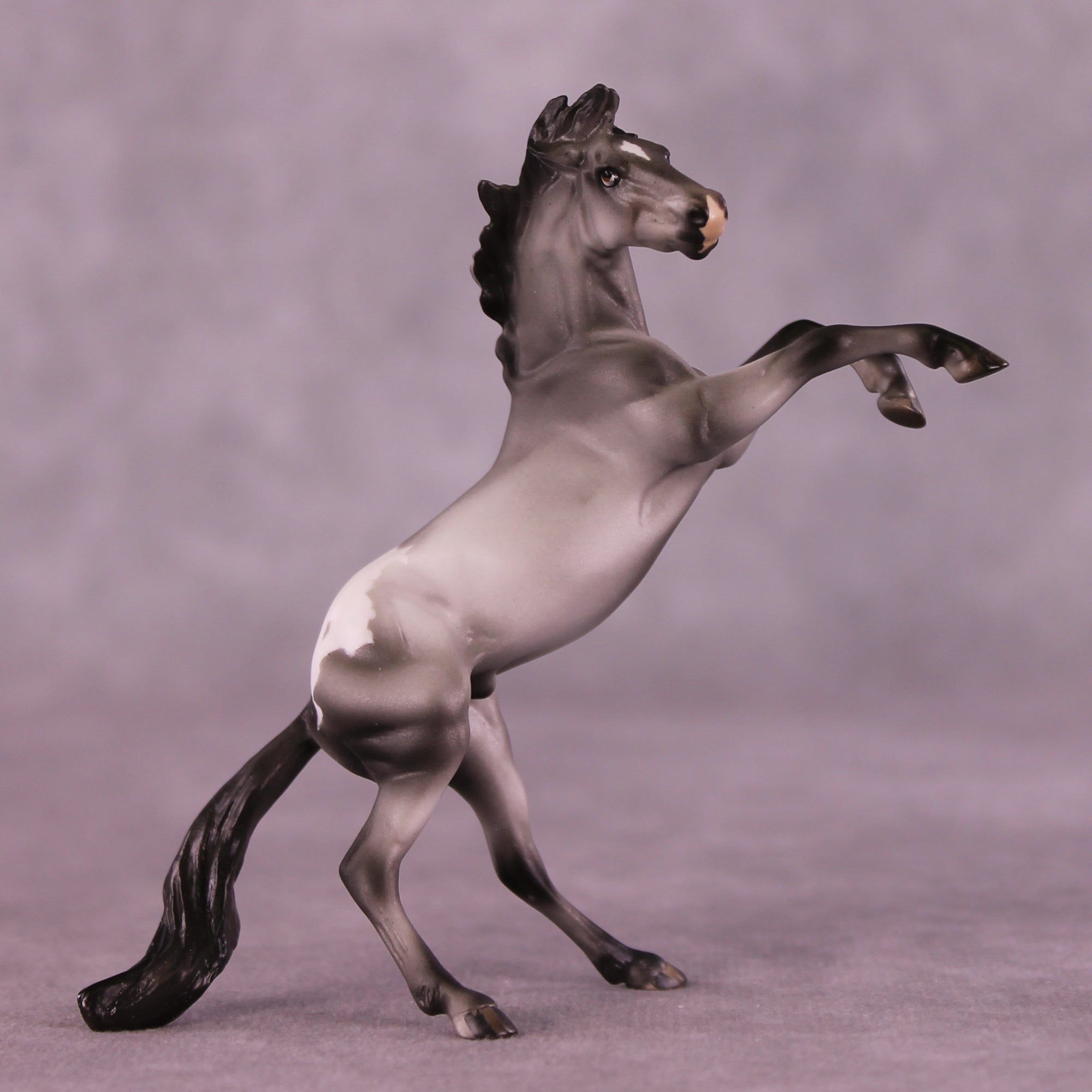 Lane OOAK Chip Rearing Horse by Julie Keim Special Chip Drop