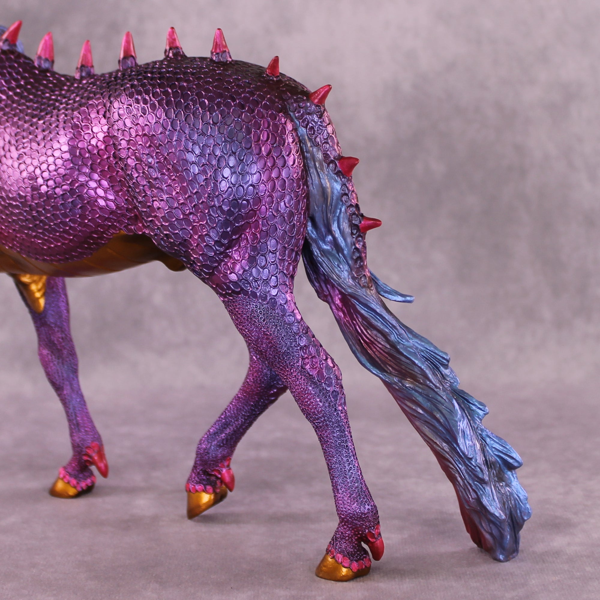 The Teeth Don't Go Back In OOAK EFCM Irish Draught by Kristen Cermele MM25