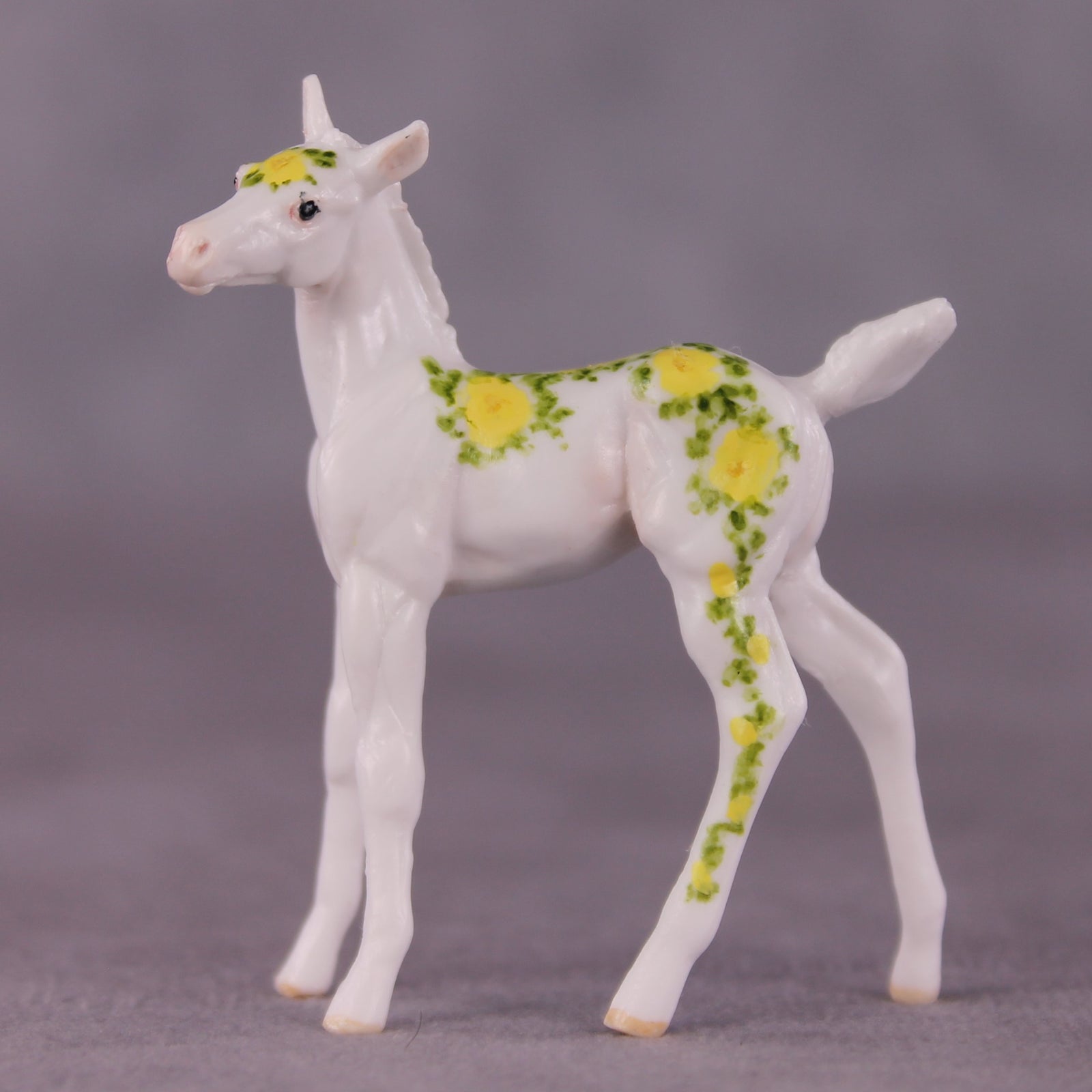 "Sun Sprite Roses 2" OOAK FCM Foal Chip by Andrea Thomason SHCF25