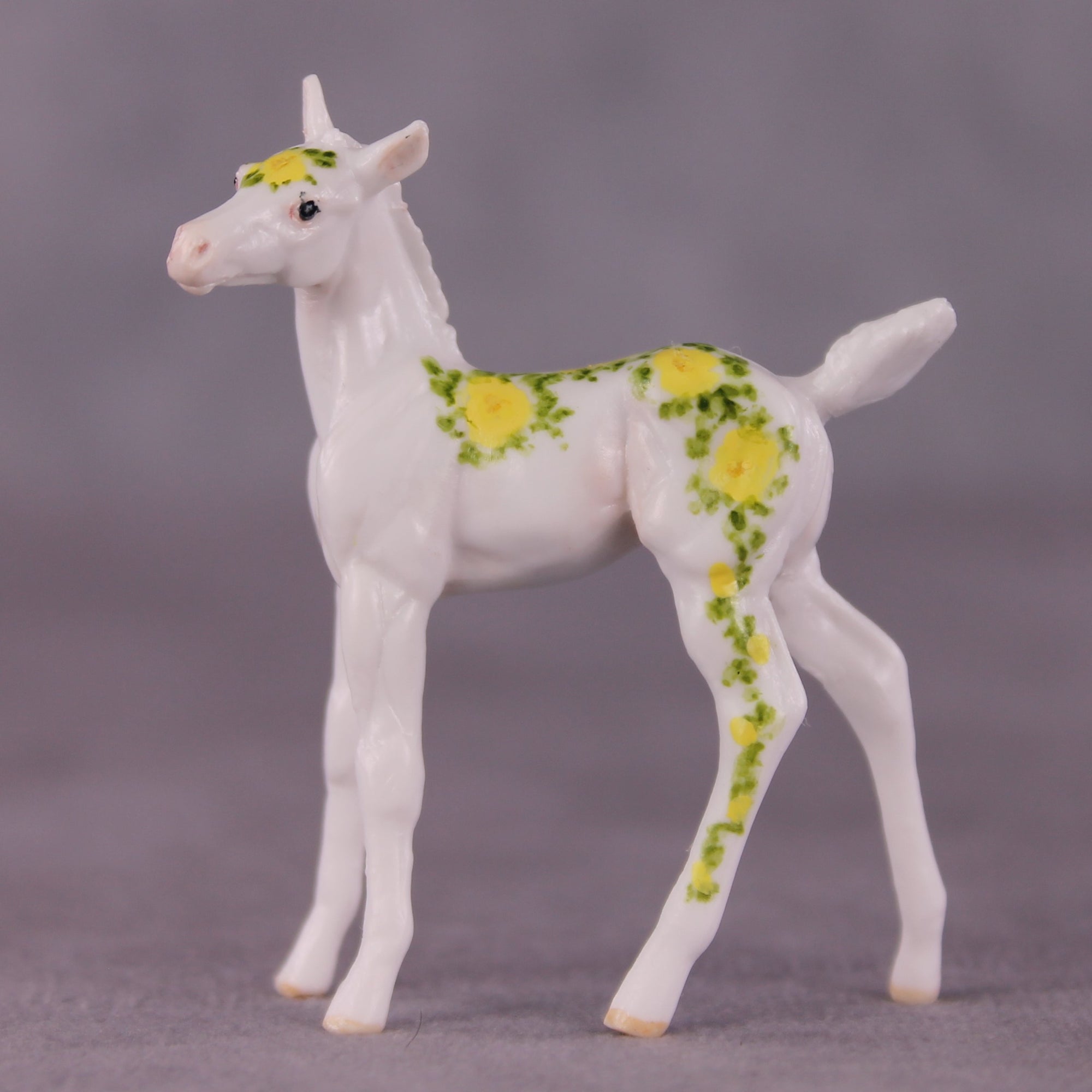 "Sun Sprite Roses 2" OOAK FCM Foal Chip by Andrea Thomason SHCF25